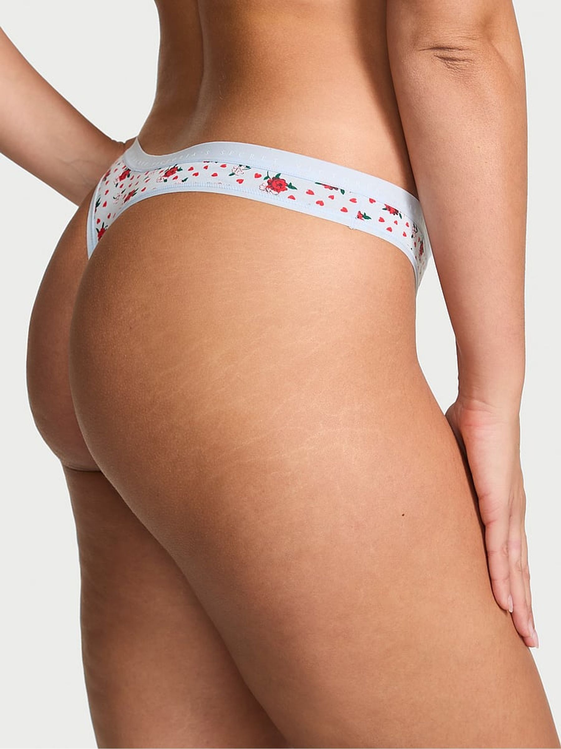 Blue Floral Hearts Knickers - Image 2 of 2