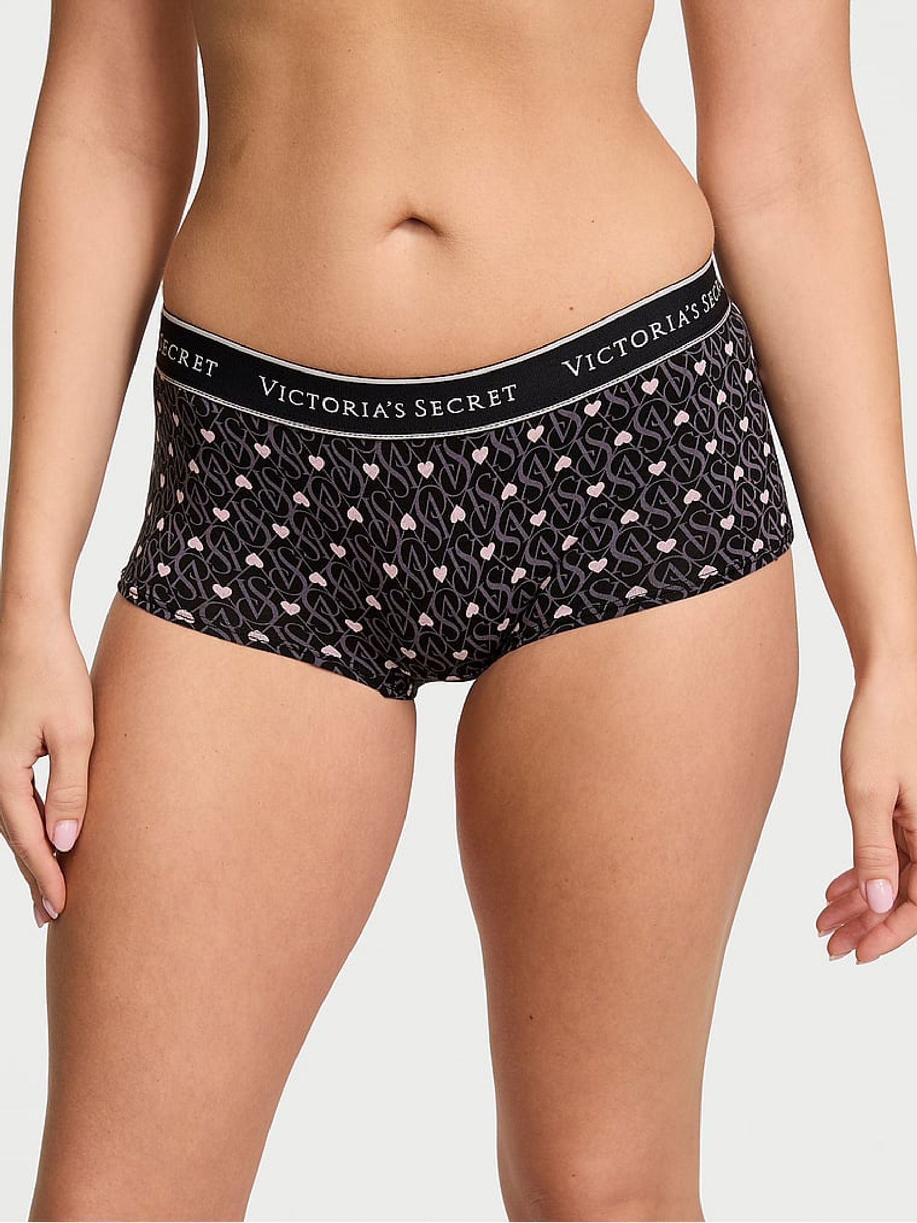Black Hearts Short Knickers - Image 1 of 3