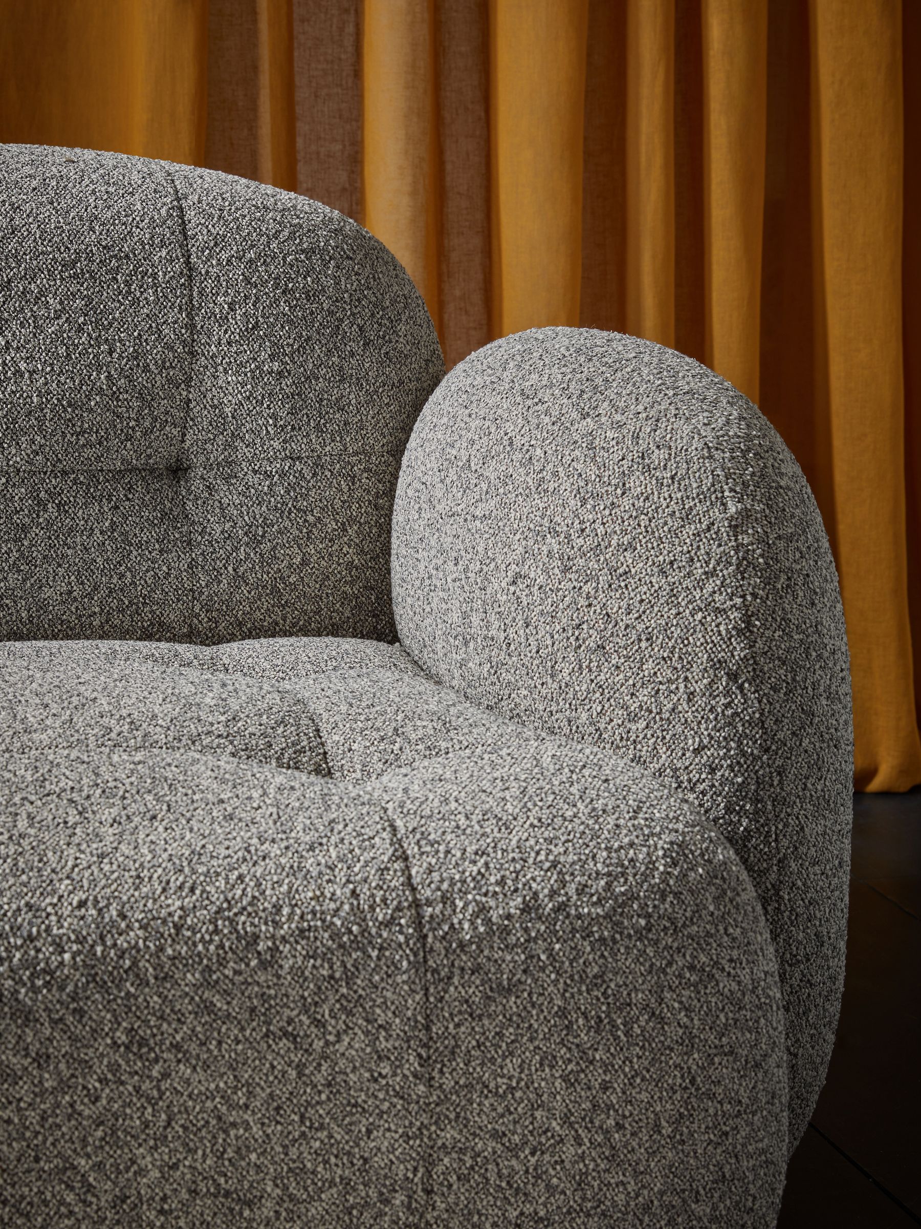 Alban Modular Sofa in Grey Marl Pax Boucle