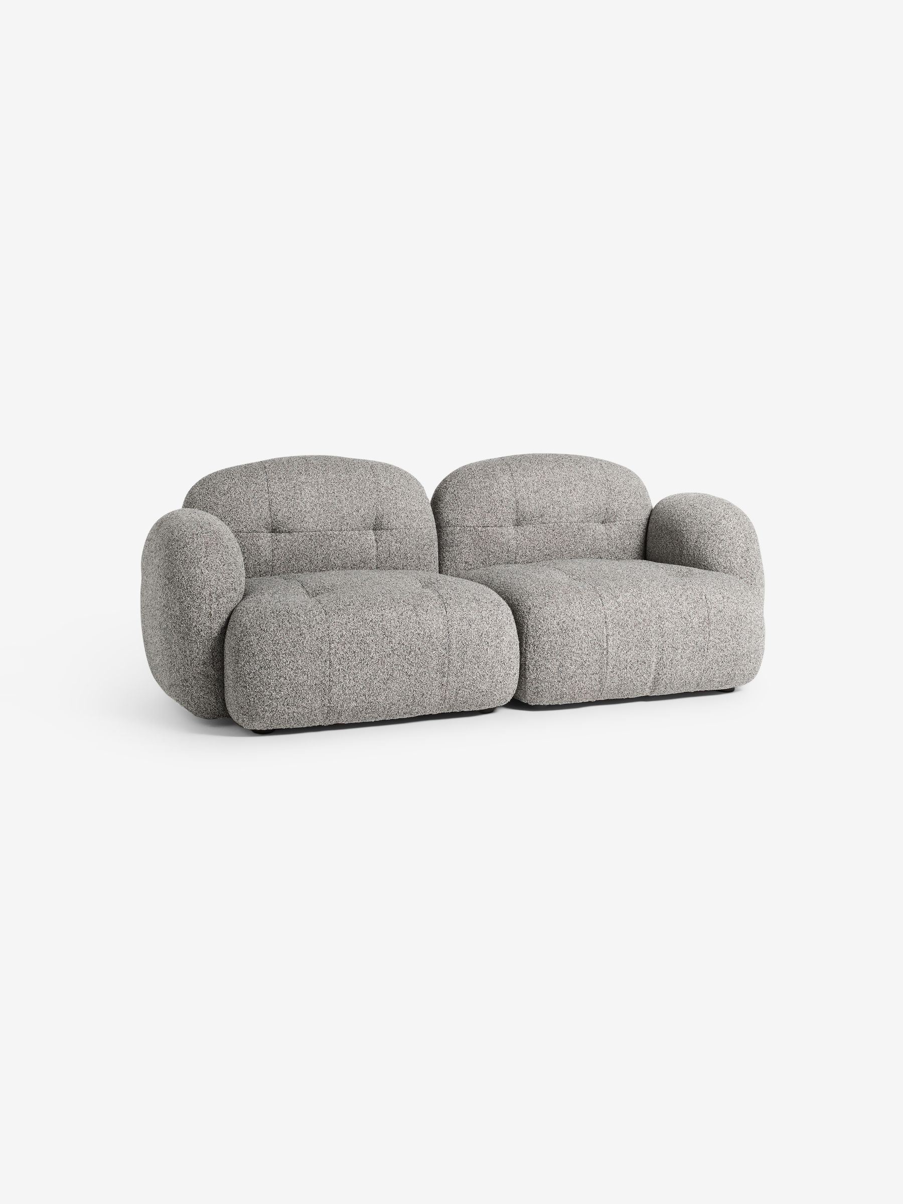 Alban Modular Sofa in Grey Marl Pax Boucle - Image 5 of 7
