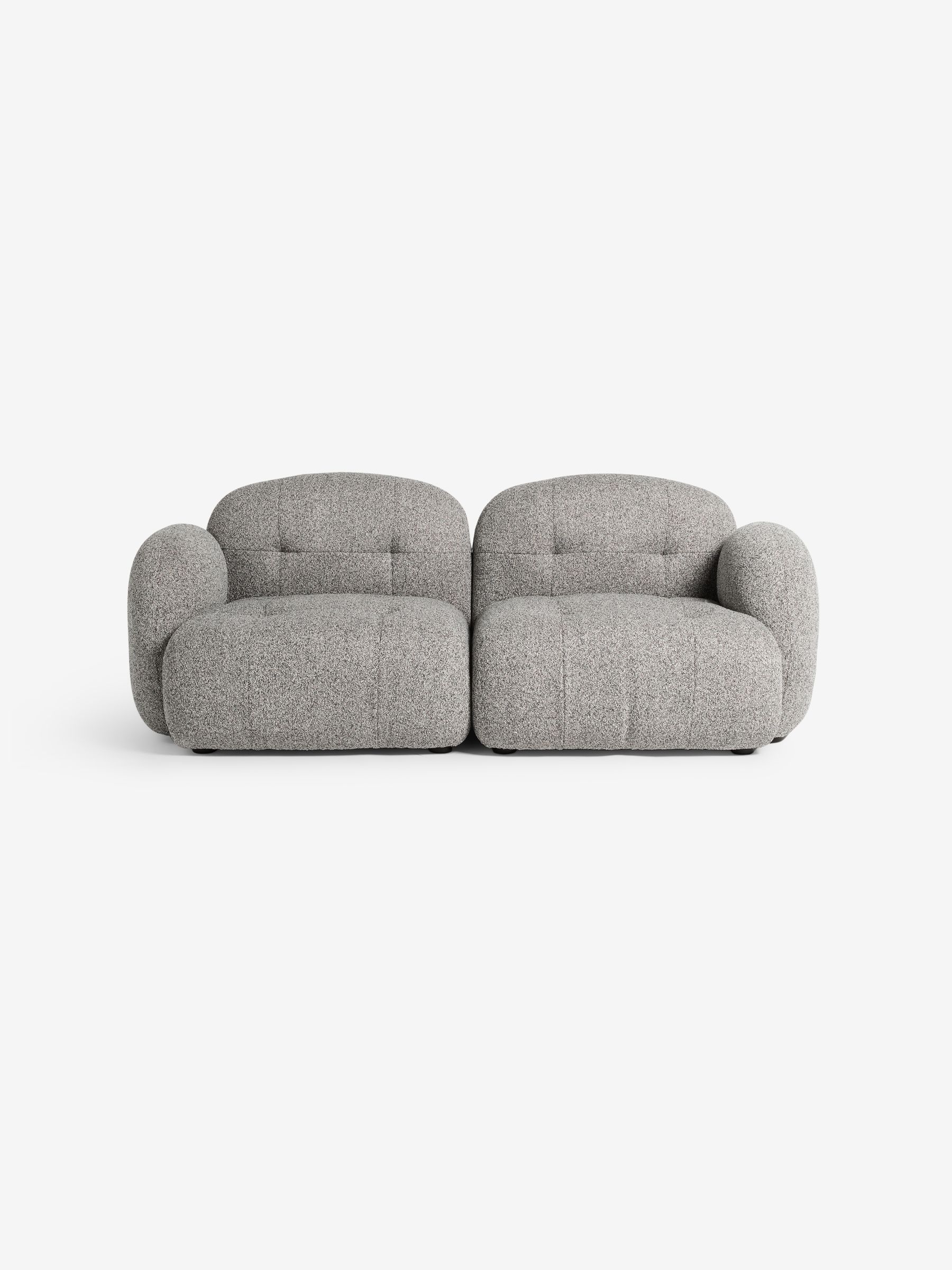Alban Modular Sofa in Grey Marl Pax Boucle - Image 6 of 7