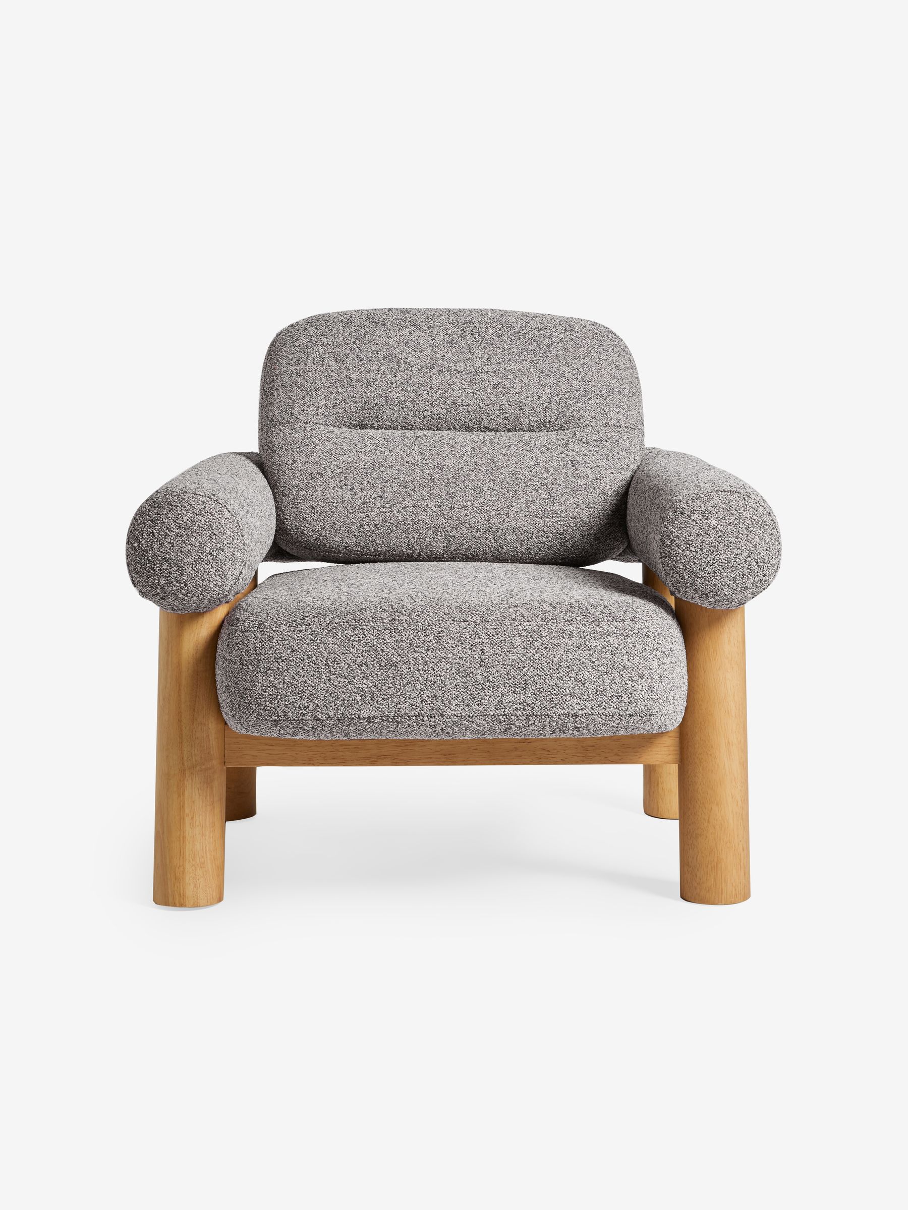 Maxton Chair in Grey Marl Pax Boucle - Image 7 of 7