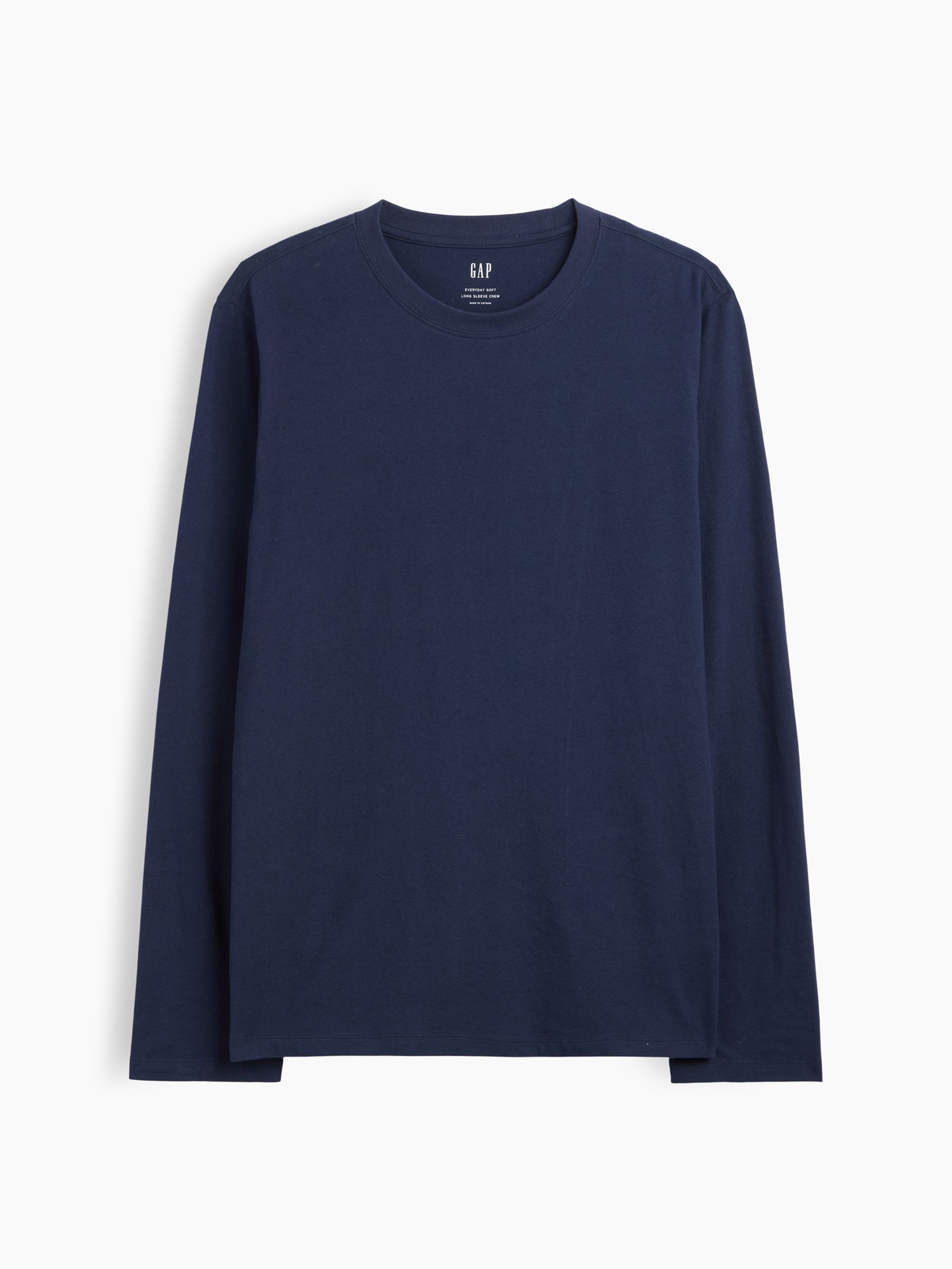 Navy Everyday Soft Relaxed Stripe Long Sleeve T-Shirt - Image 4 of 5