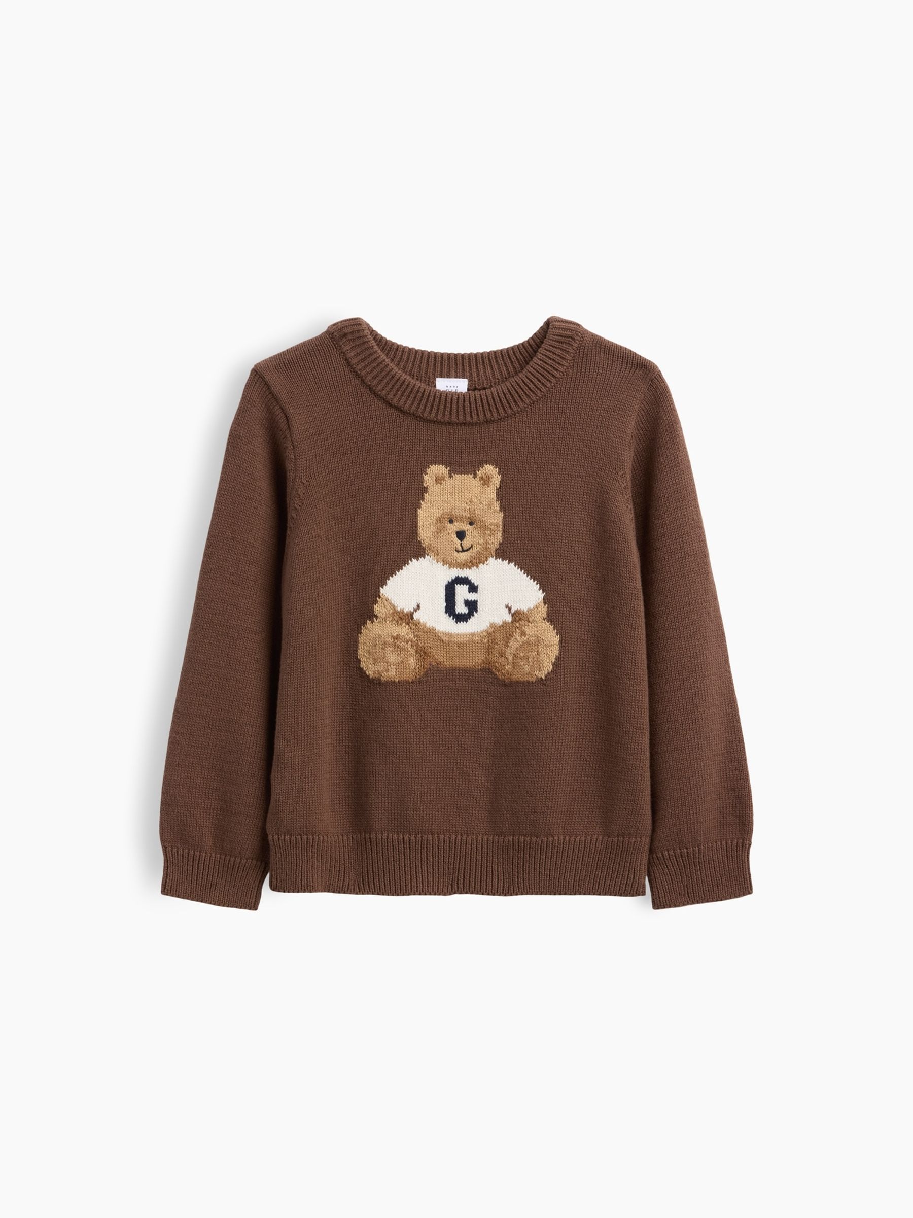 Brown Brannan Bear Crew Neck Jumper - Image 1 of 2 Brown Brannan Bear Crew Neck Jumper - Image 1 of 2