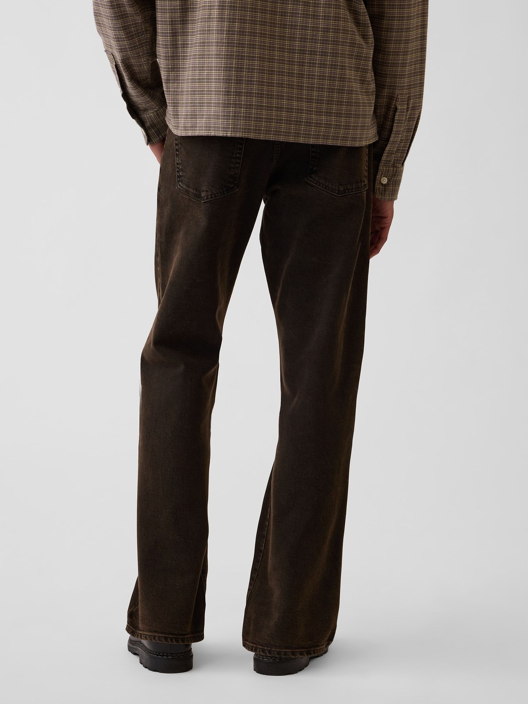 Brown Straight Jeans - Image 2 of 6 Brown Straight Jeans - Image 2 of 6