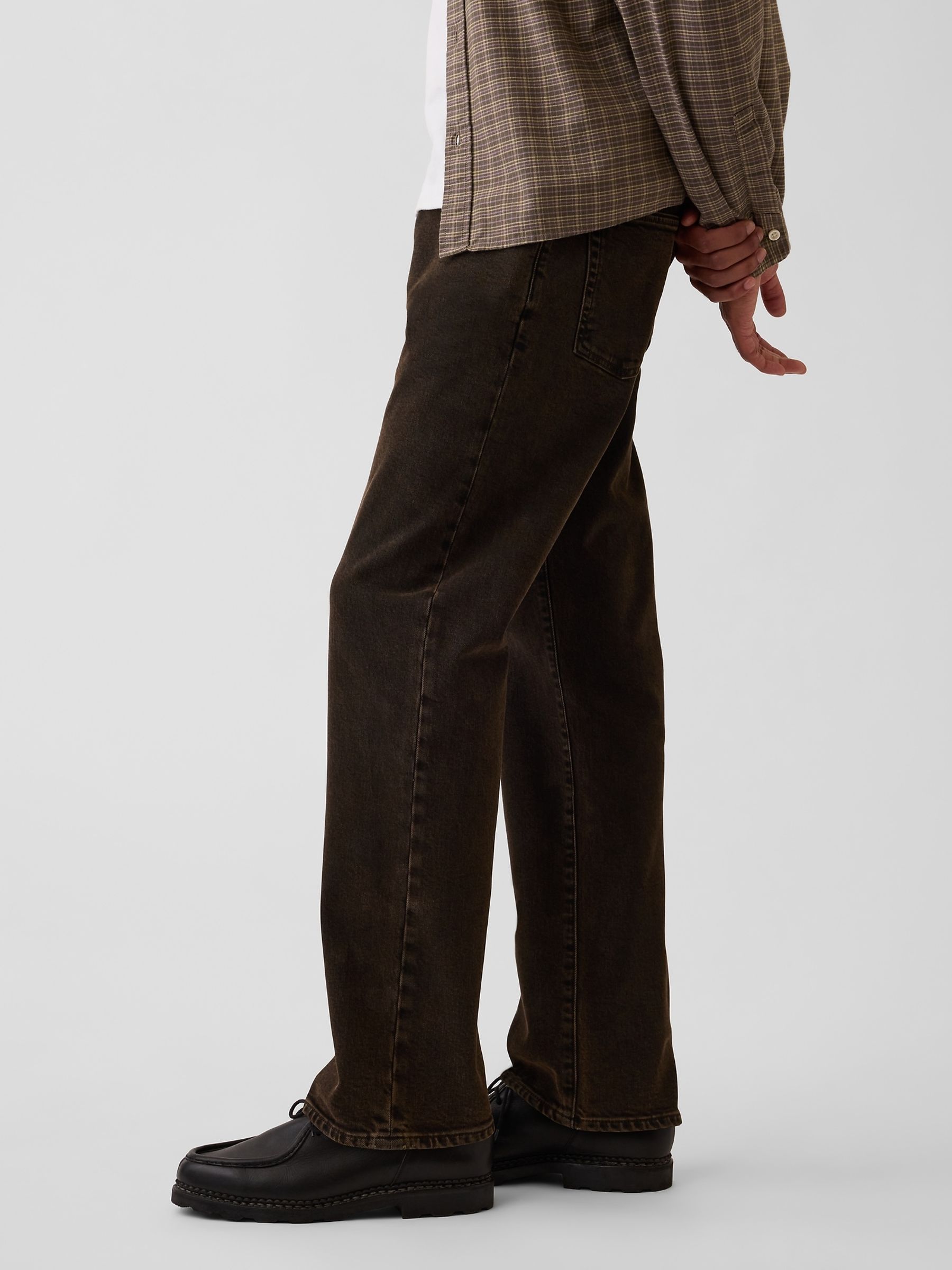 Brown Straight Jeans - Image 3 of 6