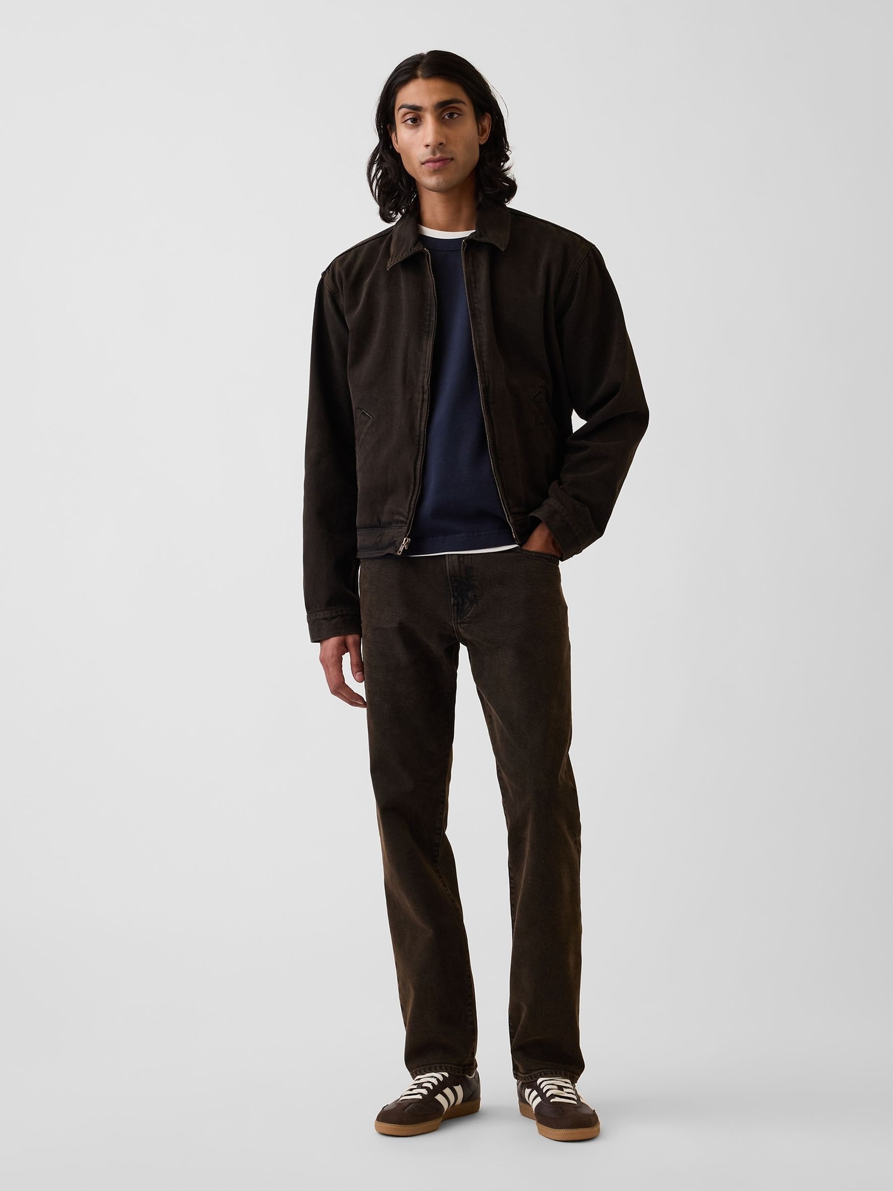 Brown Straight Jeans - Image 5 of 6