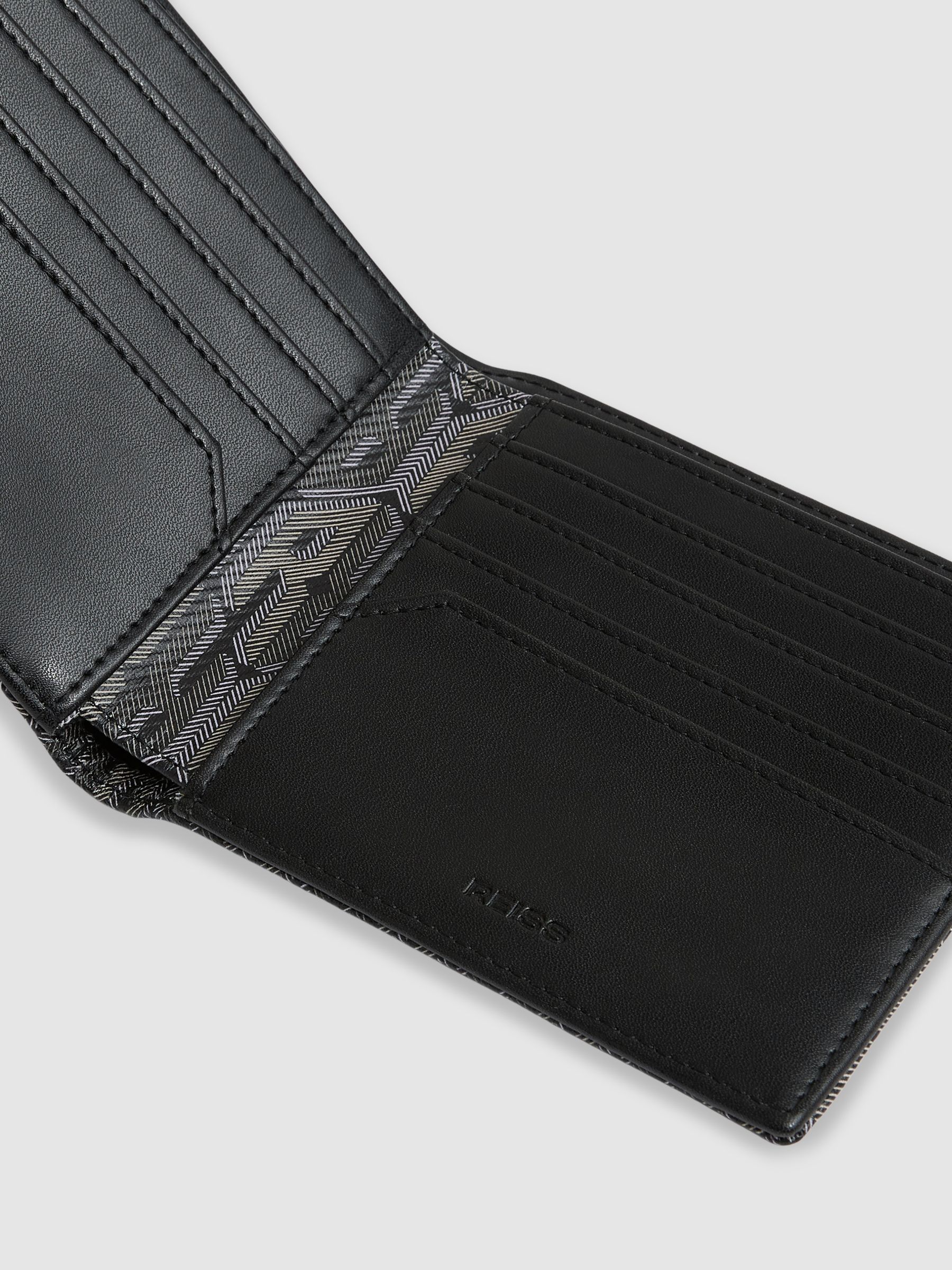 Coated Canvas Monogram Wallet in Black - Image 2 of 3