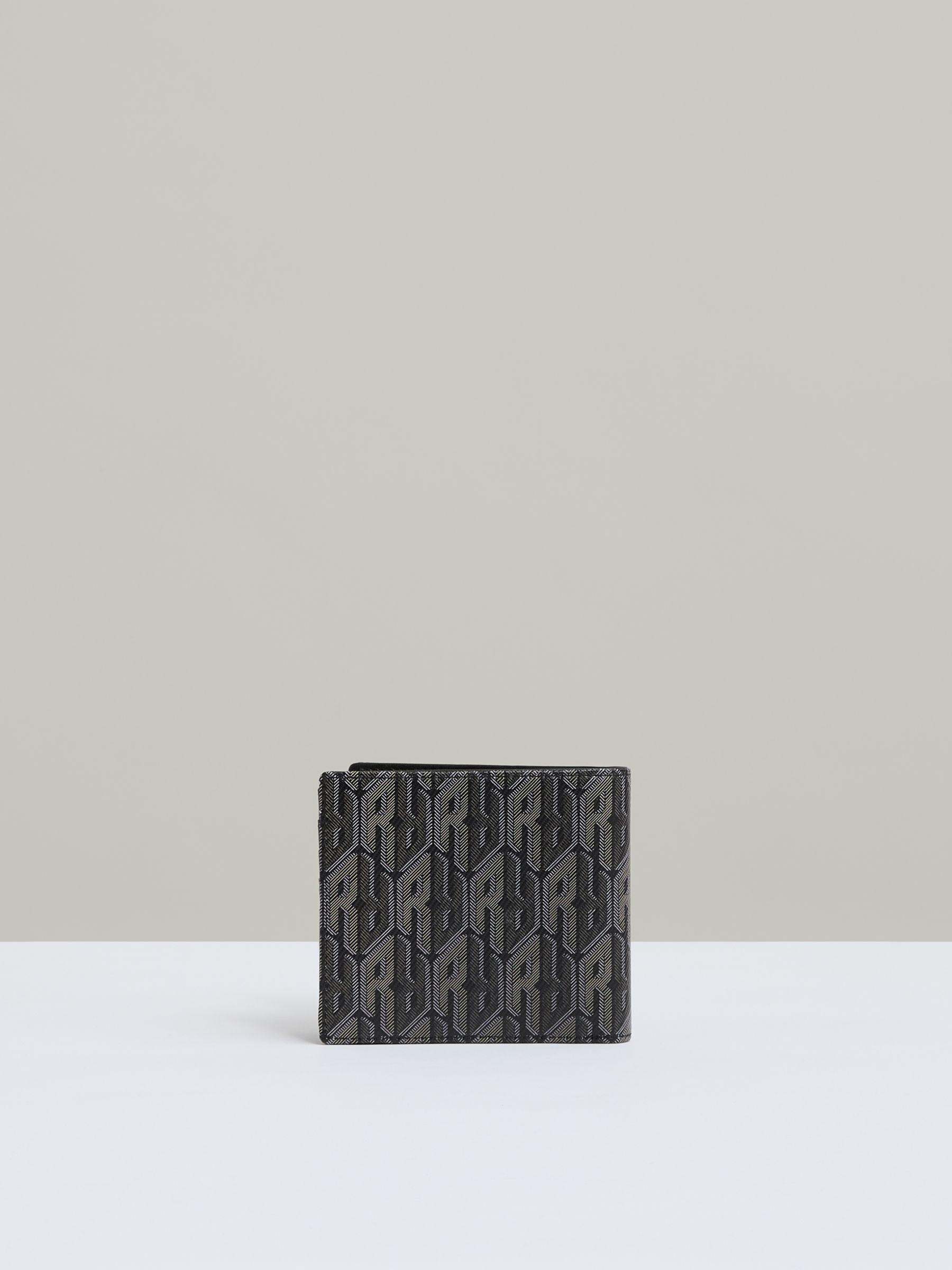Coated Canvas Monogram Wallet in Black - Image 3 of 3