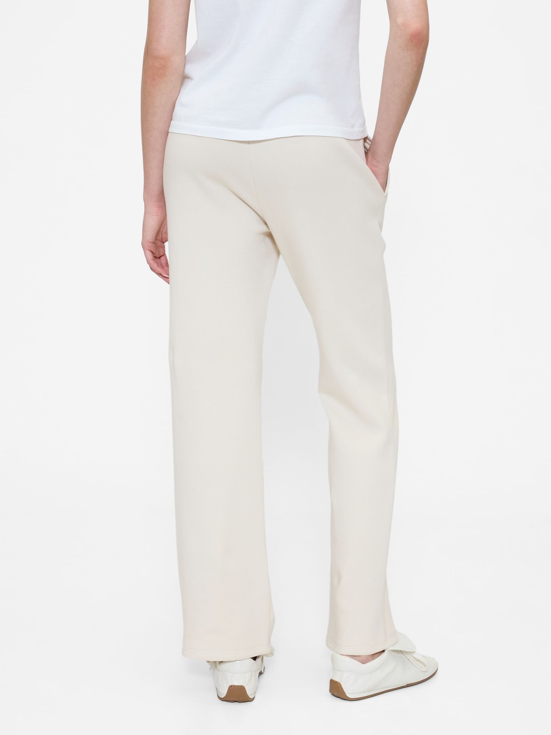 Cream Logo Straight Joggers - Image 2 of 5 Cream Logo Straight Joggers - Image 2 of 5