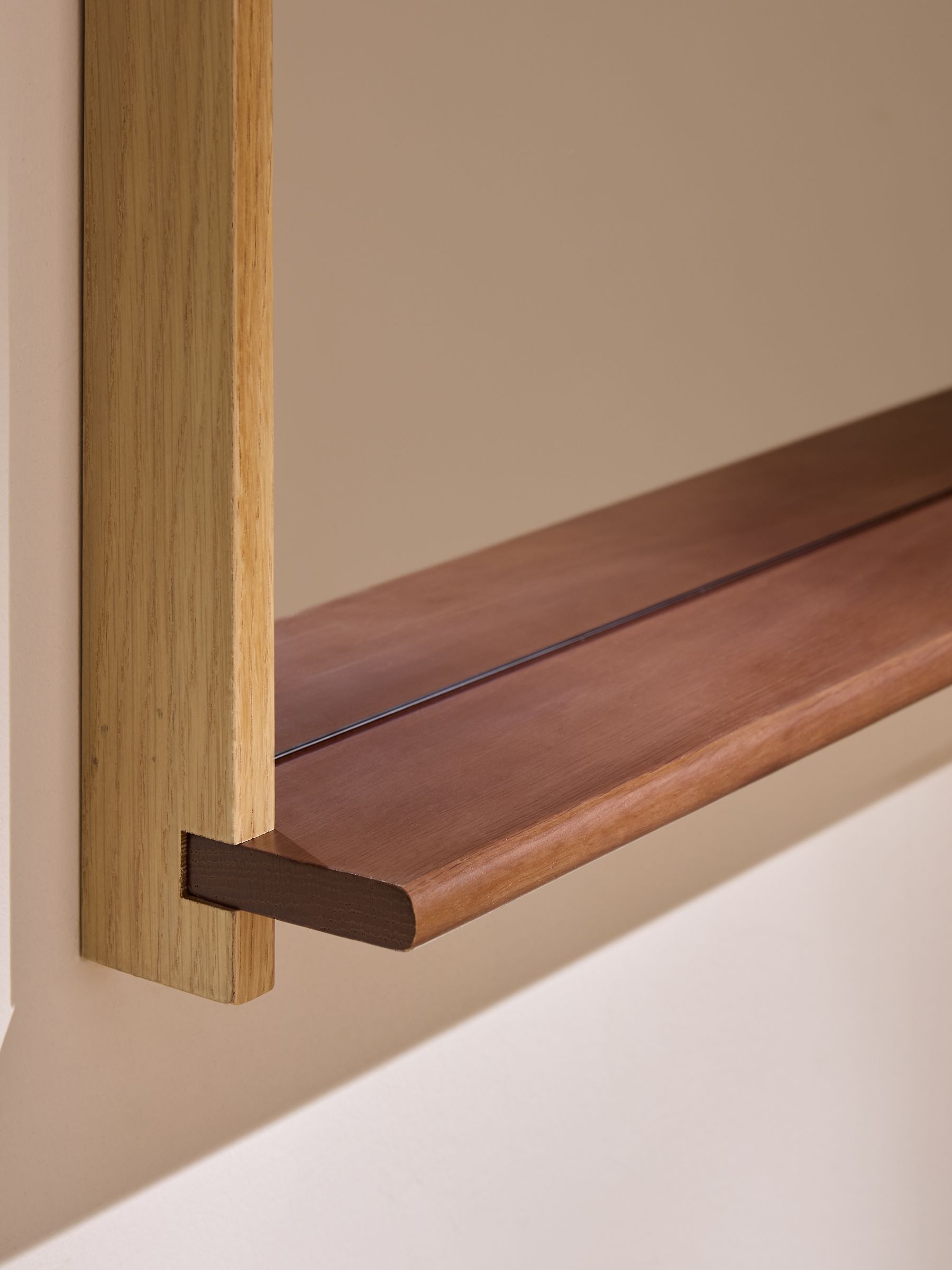 Locke Mirror in Brown - Image 2 of 4