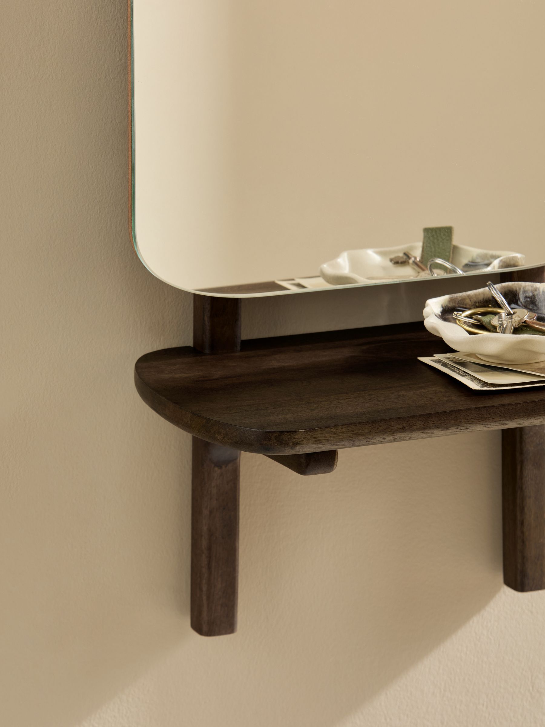 Maggie Mirror in Wood - Image 2 of 4