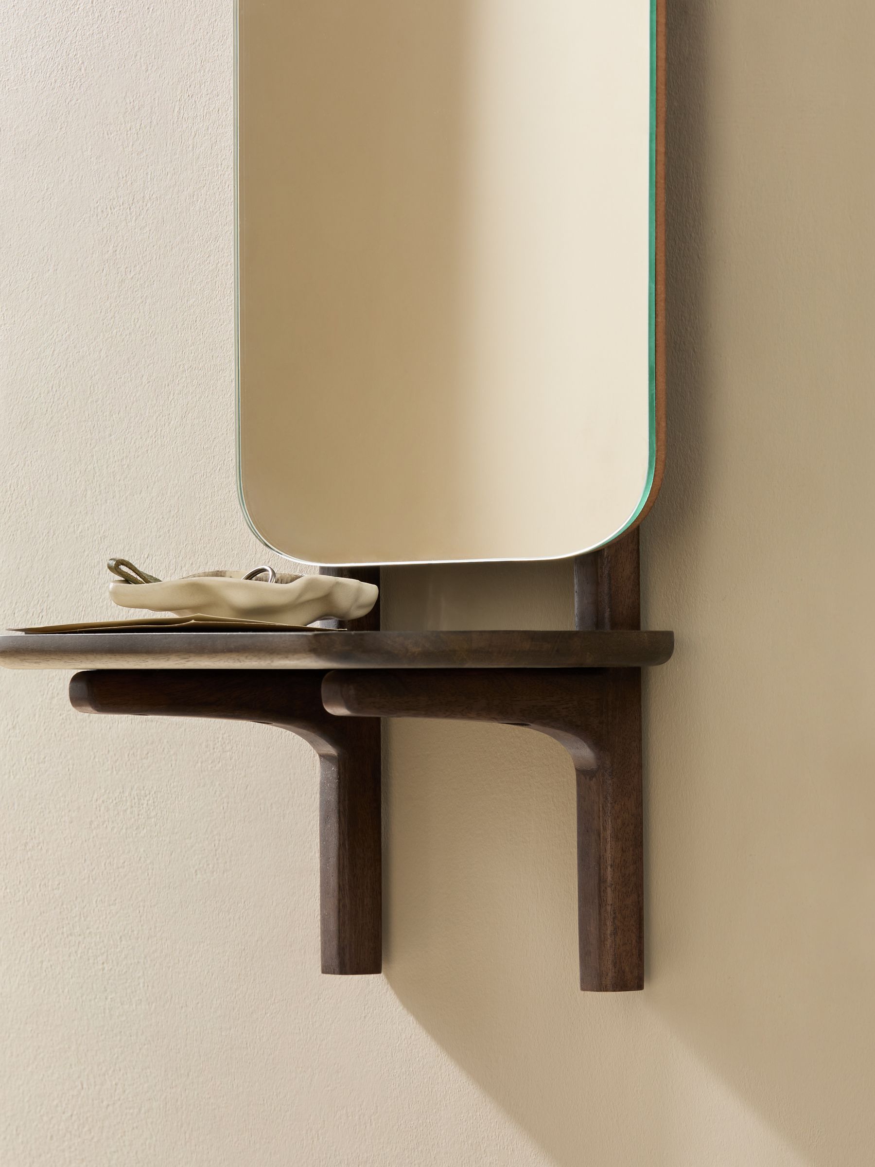 Maggie Mirror in Wood - Image 3 of 4