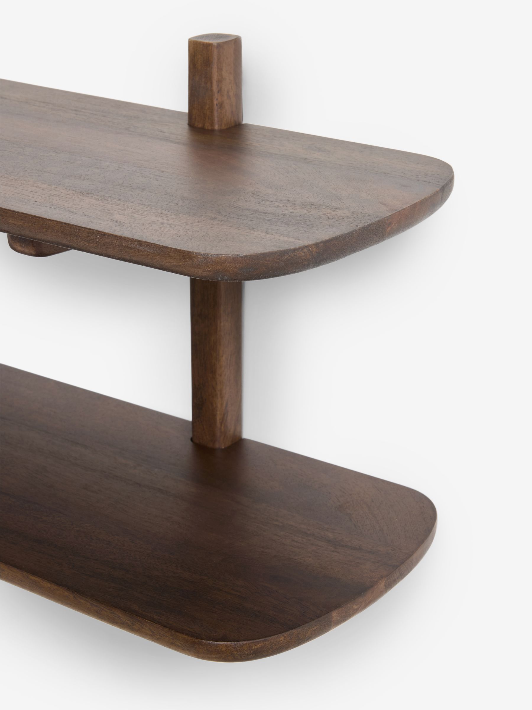 Maggie Two Tier Shelf in Wood - Image 5 of 5