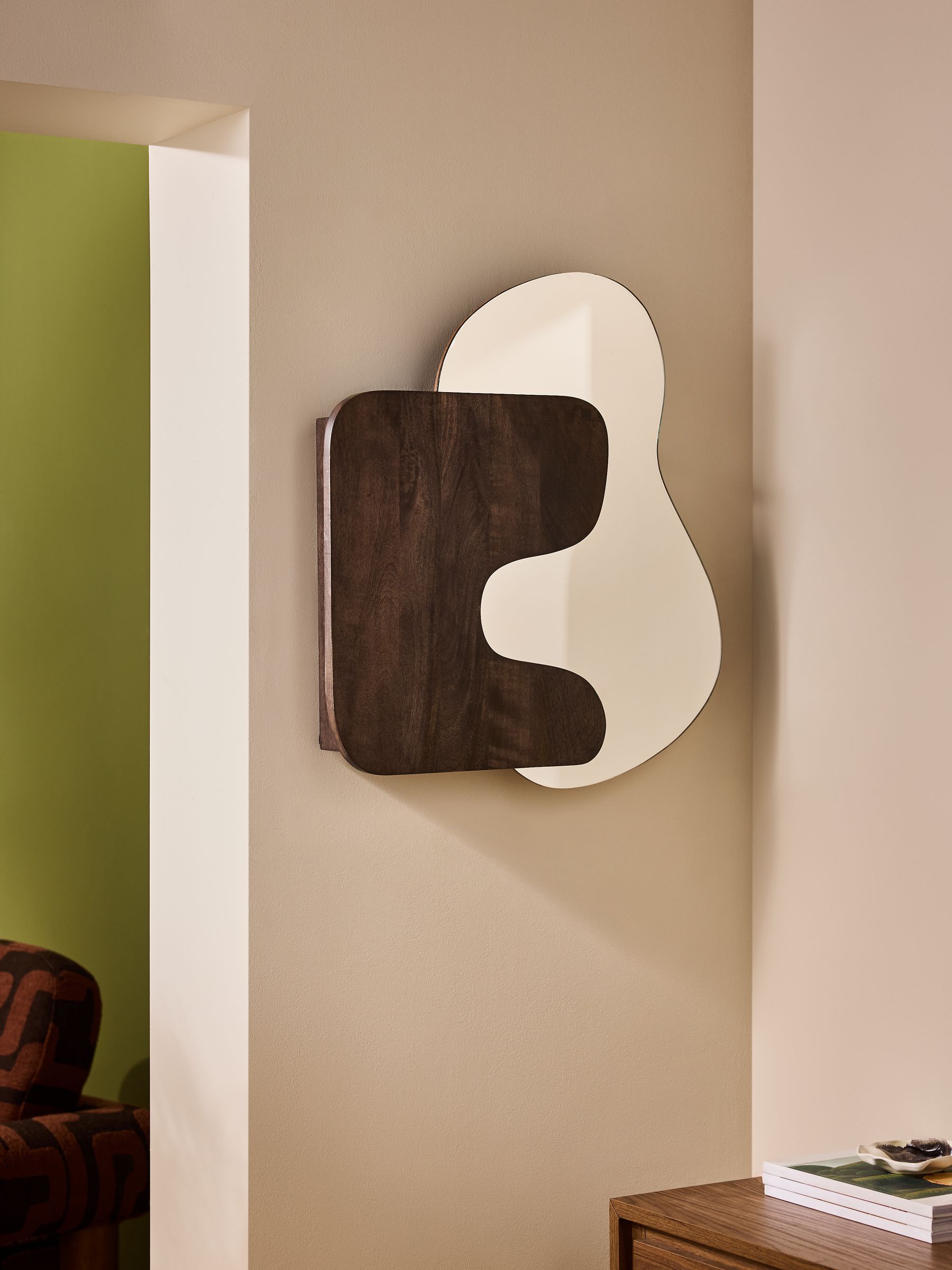 Maggie Mirror Cabinet in Wood - Image 1 of 3 Maggie Mirror Cabinet in Wood - Image 1 of 3