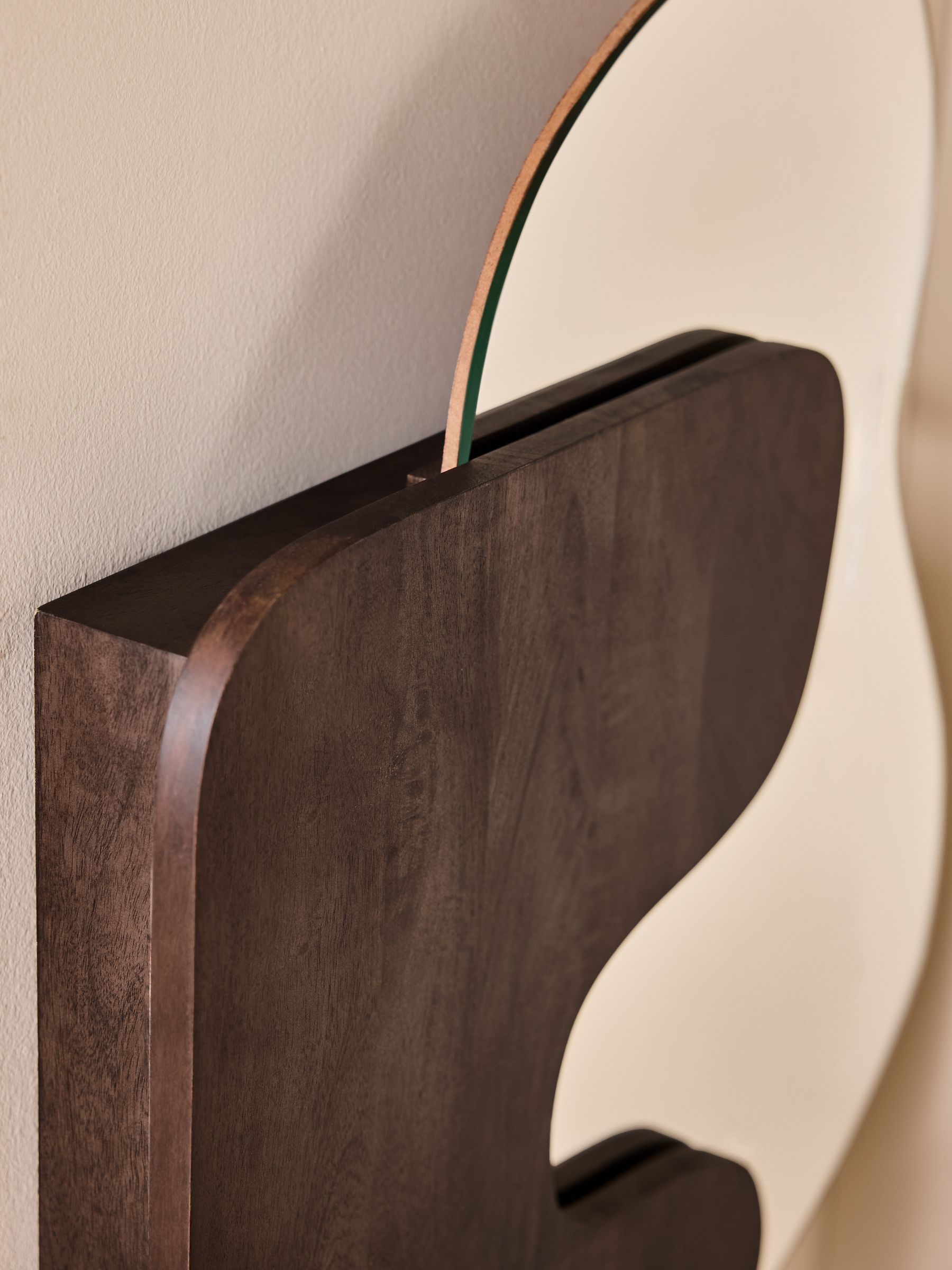 Maggie Mirror Cabinet in Wood - Image 3 of 3 Maggie Mirror Cabinet in Wood - Image 3 of 3