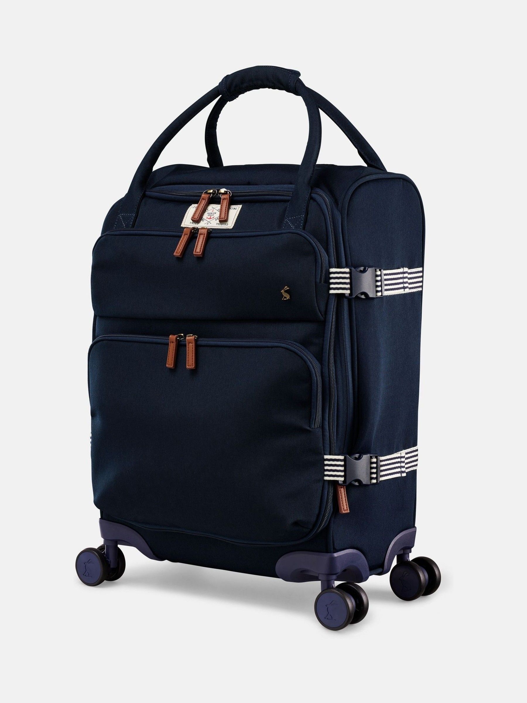 Coast Navy Cabin 4 Wheel Soft Suitcase - Image 4 of 9