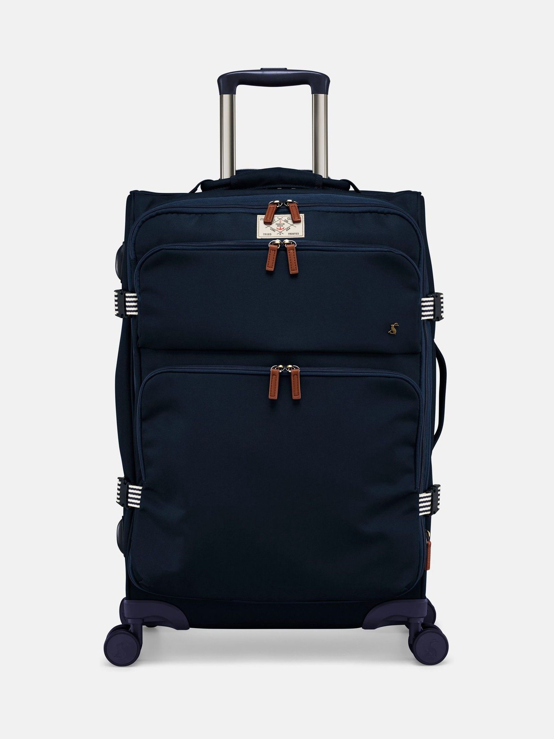Coast Navy Medium 4 Wheel Soft Suitcase - Image 1 of 9