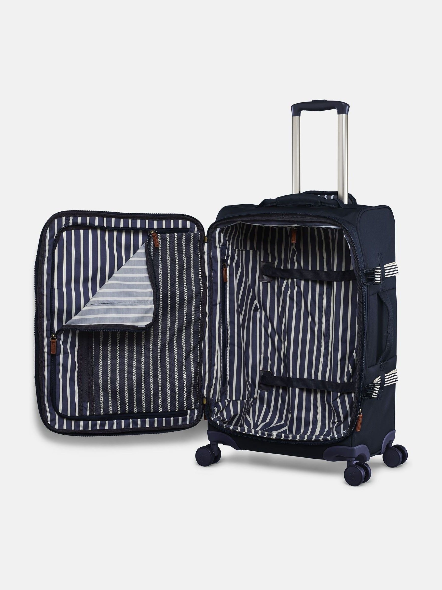 Coast Navy Medium 4 Wheel Soft Suitcase - Image 5 of 9