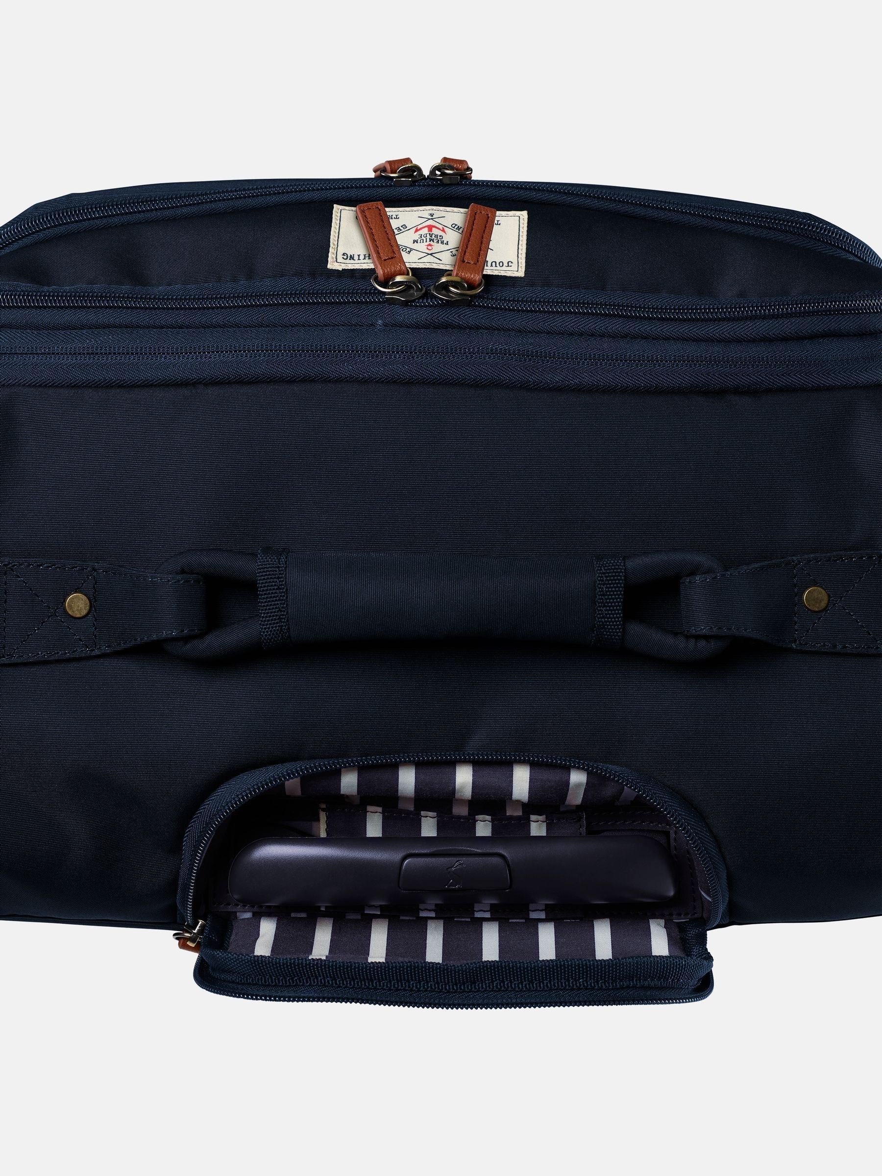 Coast Navy Medium 4 Wheel Soft Suitcase - Image 6 of 9