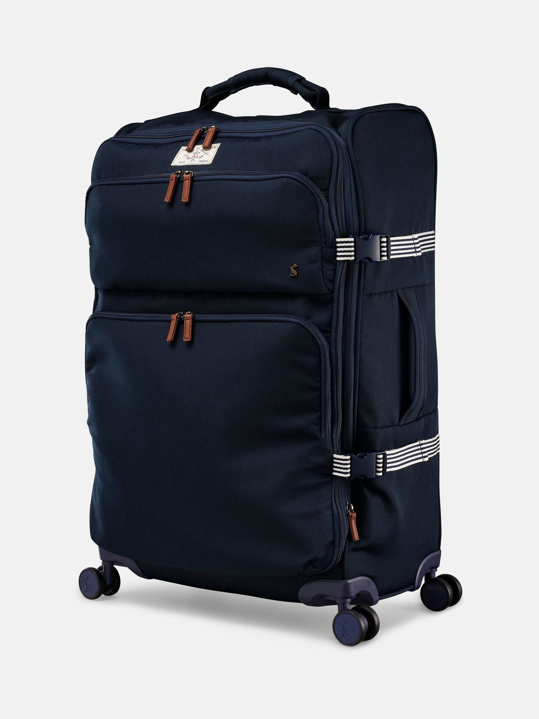 Coast Navy Large 4 Wheel Soft Suitcase - Image 4 of 11