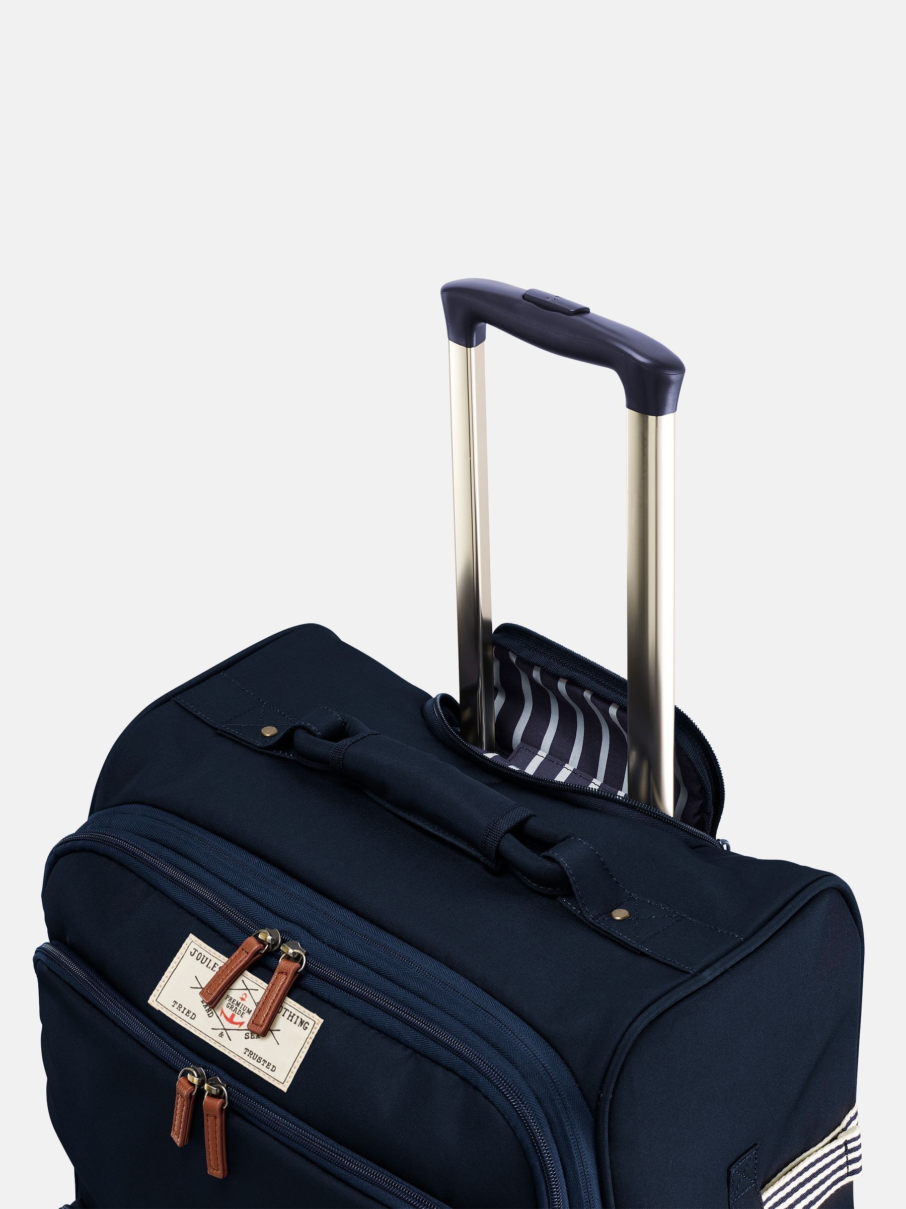 Coast Navy Large 4 Wheel Soft Suitcase - Image 6 of 11