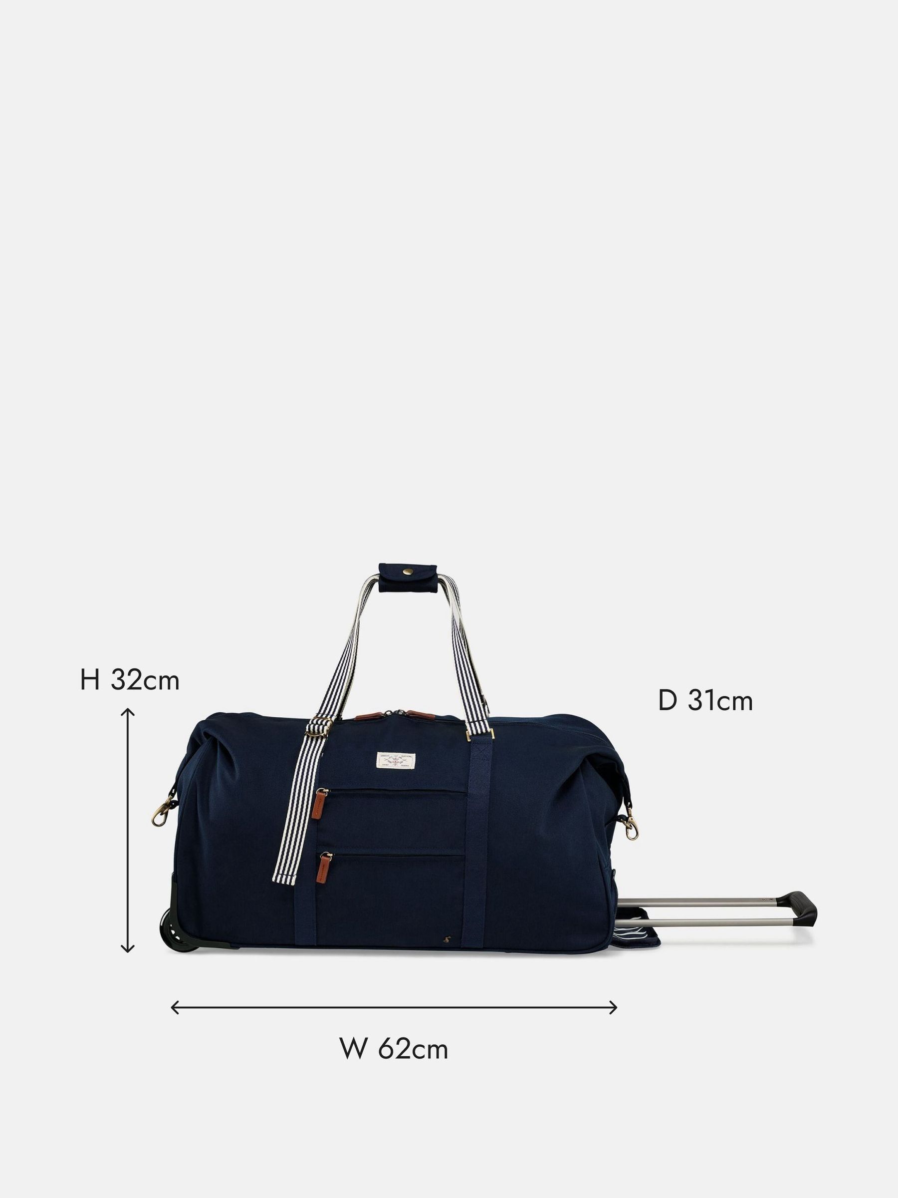 Coast Navy Wheeled Duffle Suitcase - Image 3 of 6