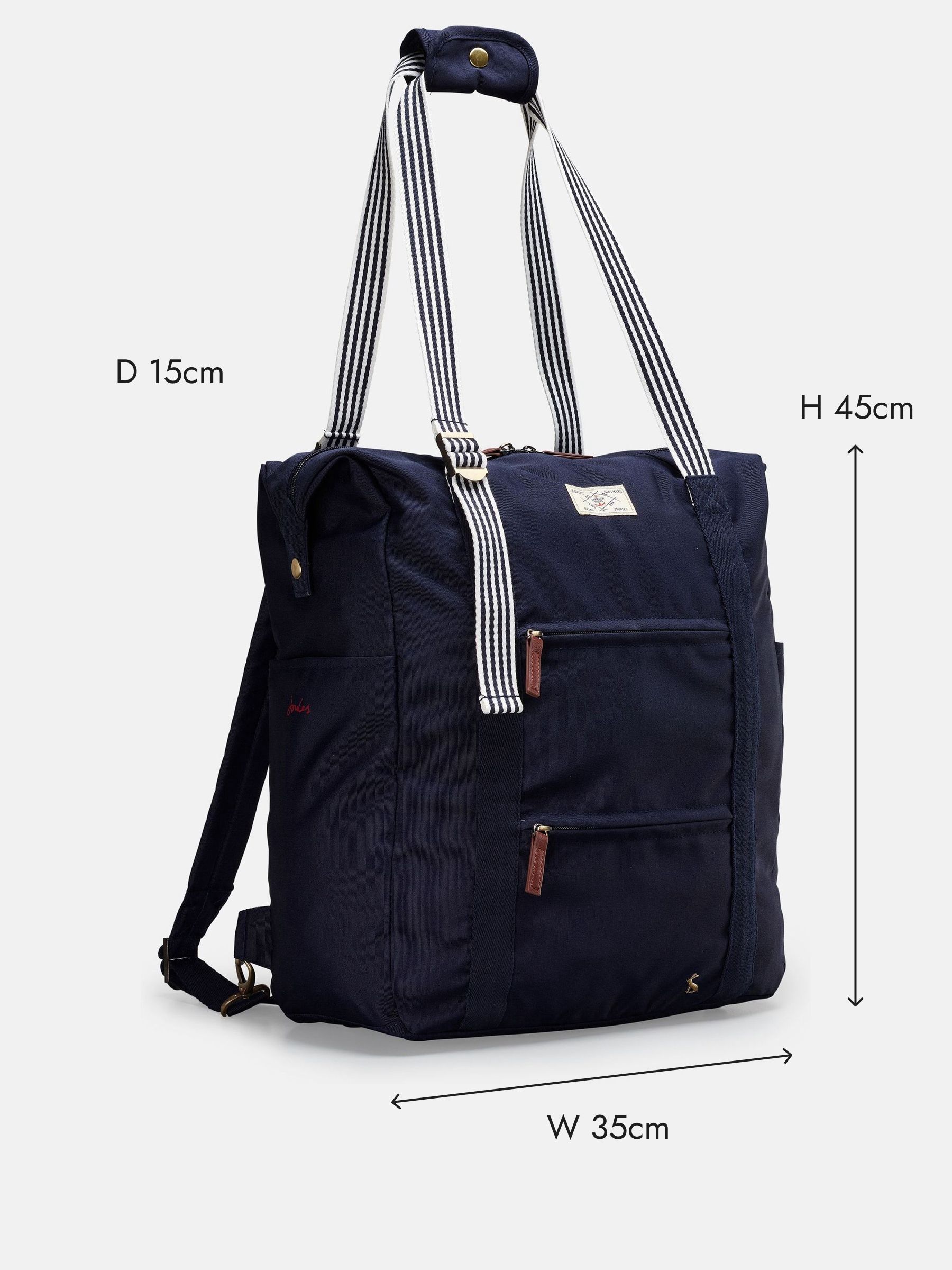 Coast Navy Tote Backpack - Image 3 of 5