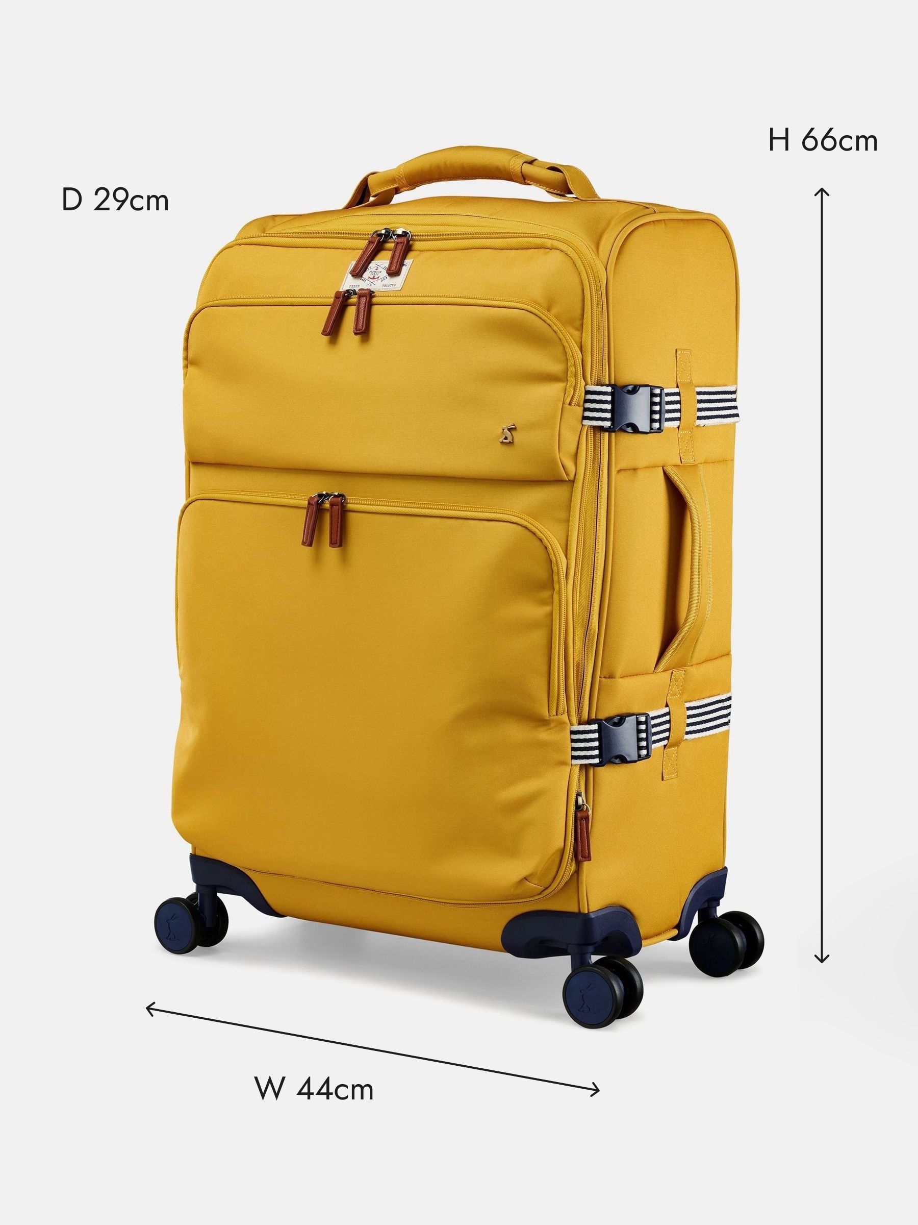 Coast Antique Gold Medium 4 Wheel Soft Suitcase - Image 3 of 7