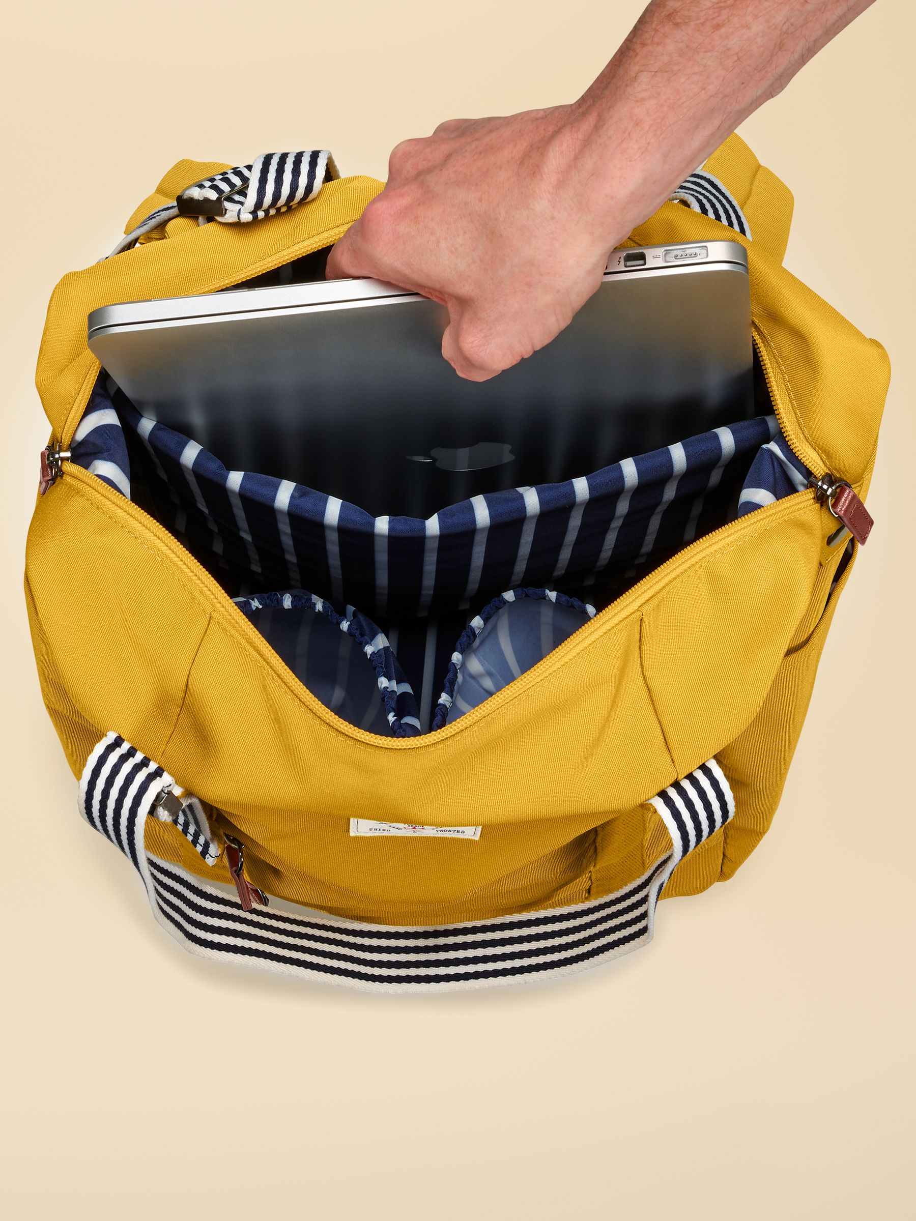 Coast Yellow Tote Backpack - Image 4 of 4 Coast Yellow Tote Backpack - Image 4 of 4