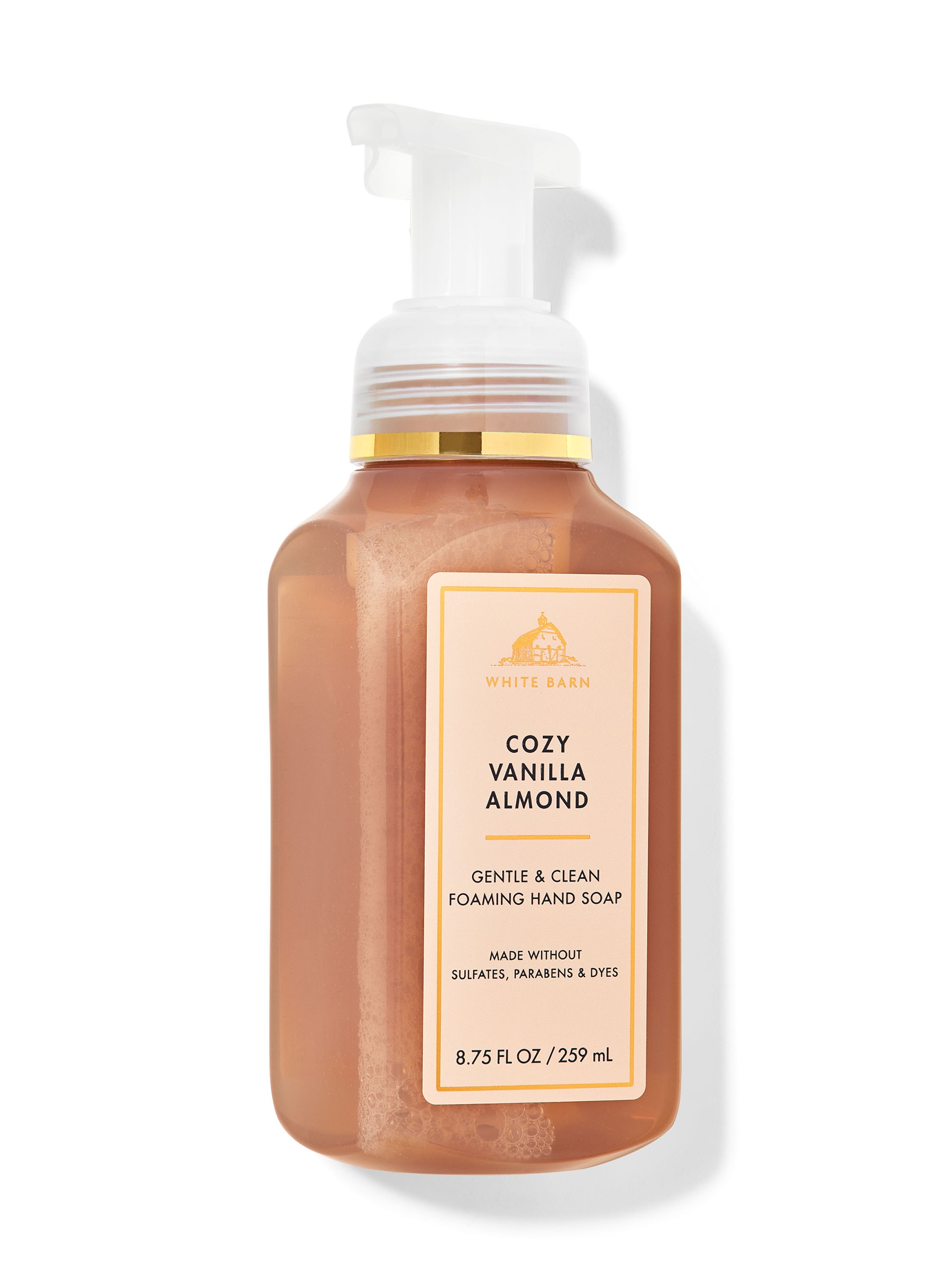 Cosy Vanilla Almond Gentle and Clean Foaming Hand Soap - Image 1 of 1 Cosy Vanilla Almond Gentle and Clean Foaming Hand Soap - Image 1 of 1