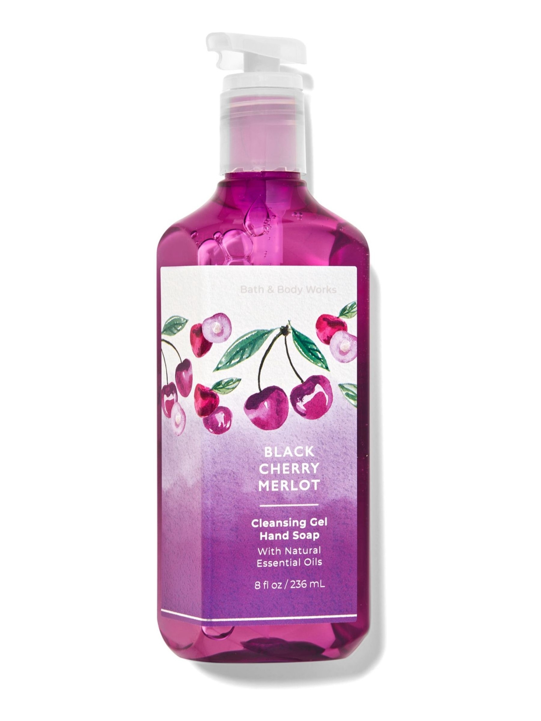 Black Cherry Merlot Cleansing Gel Hand Soap 236ml - Image 1 of 2