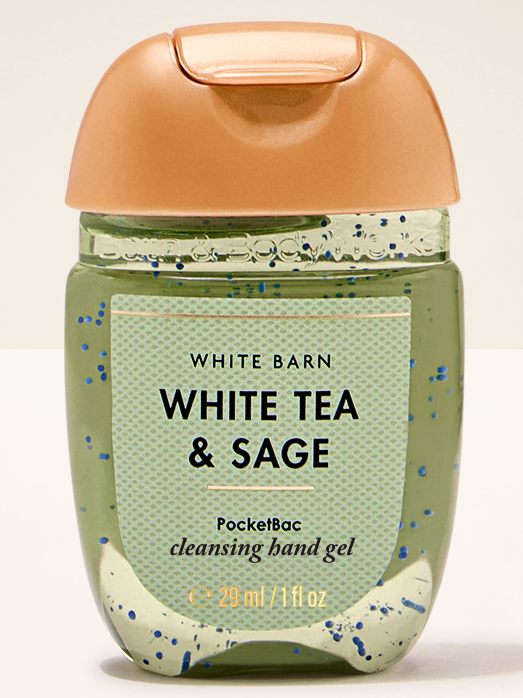 White Tea and Sage PocketBac Cleansing Hand Gel 29ml - Image 1 of 2