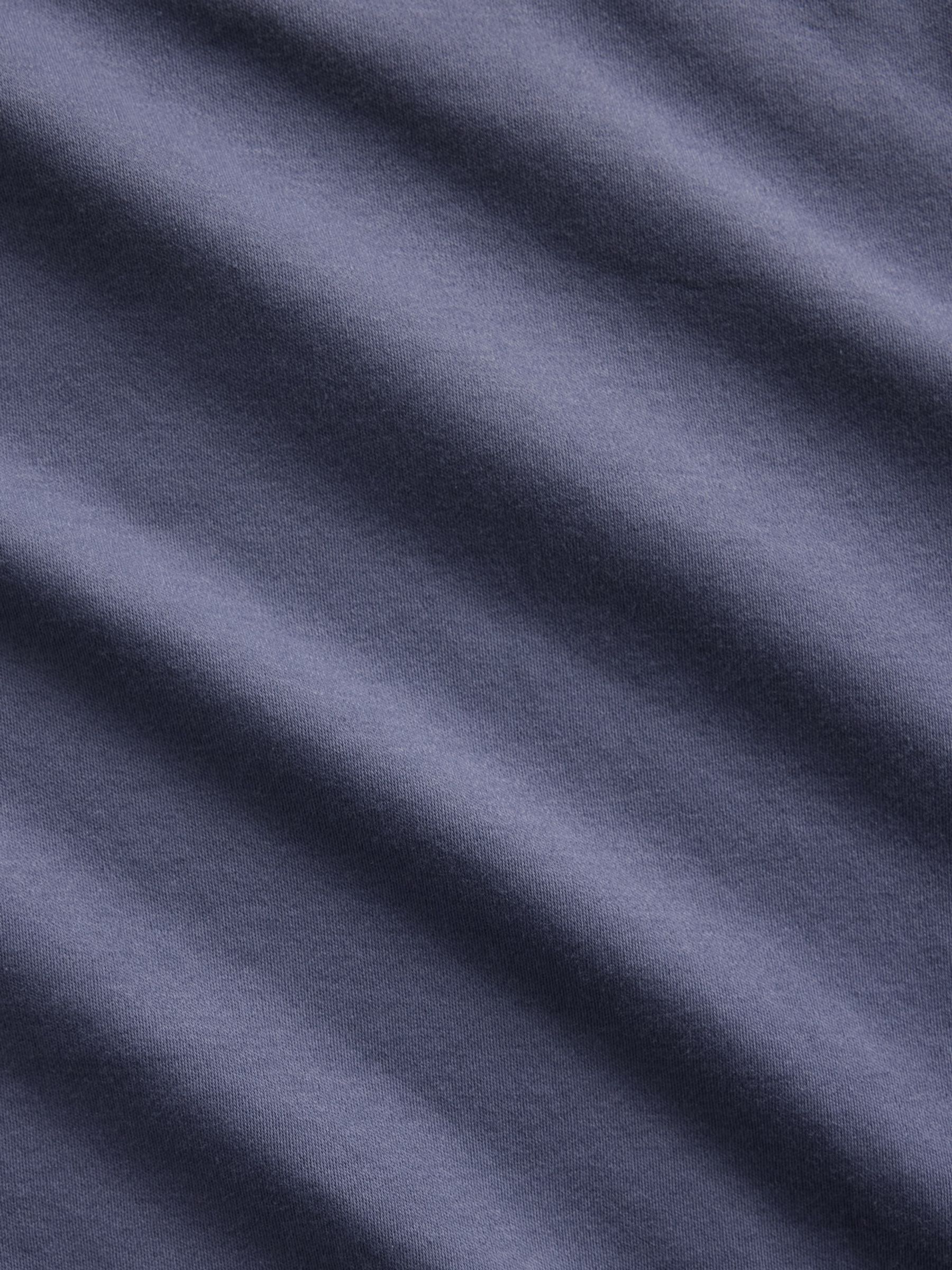 Blue Supima® Cotton Relaxed T-Shirt - Image 4 of 4