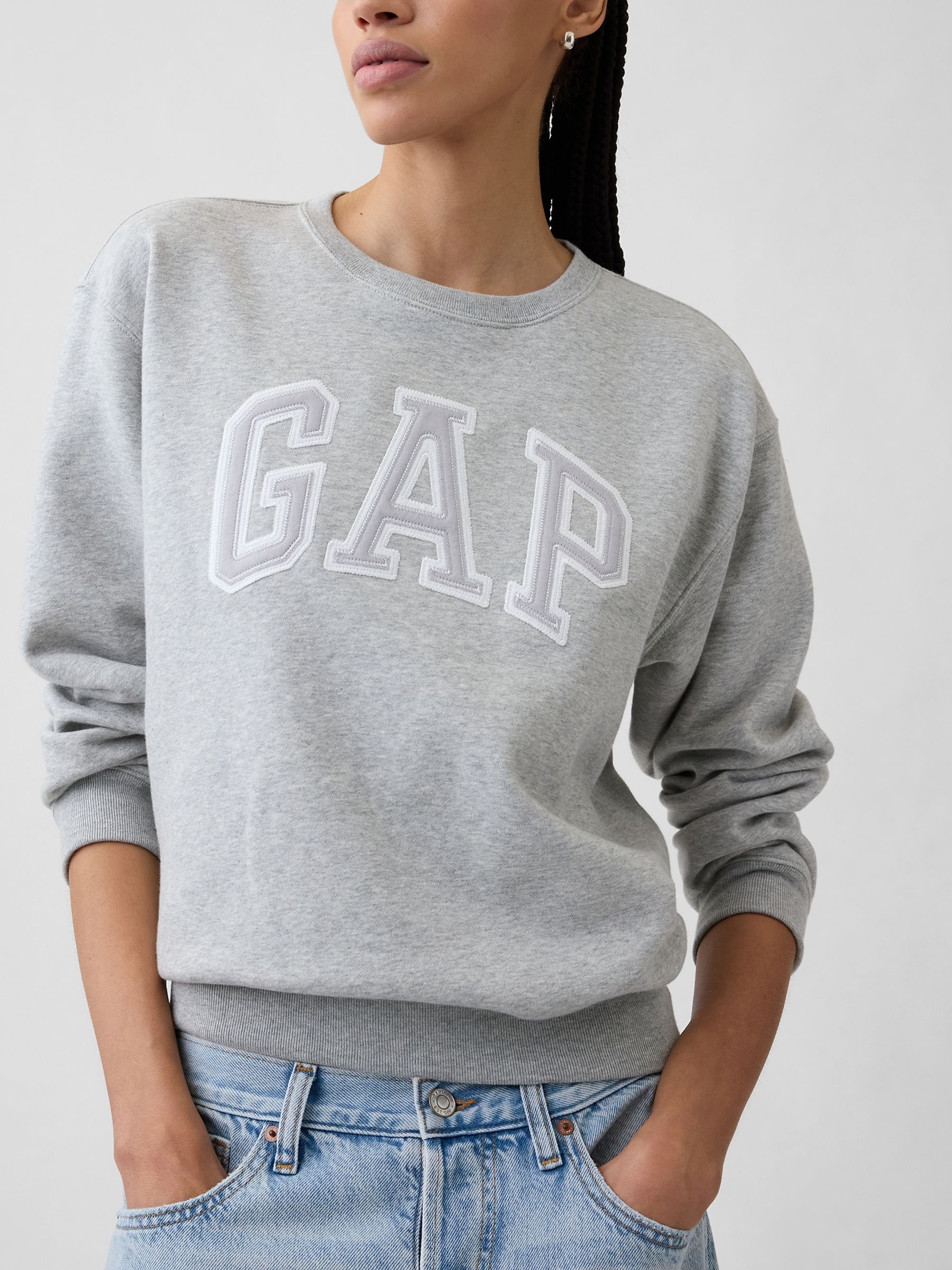 Grey Logo Sweatshirt - Image 4 of 5