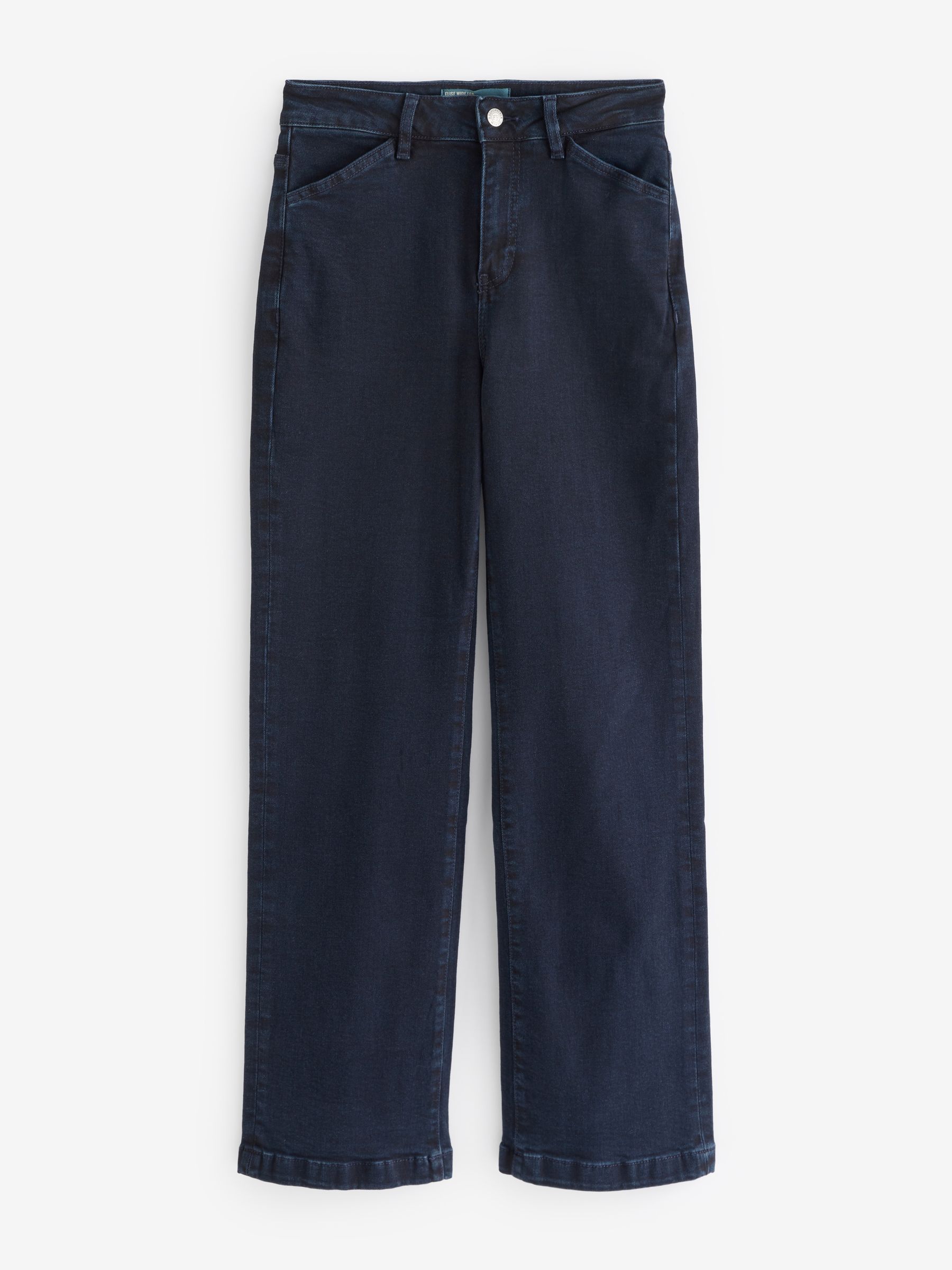 Elise Dark Blue Denim Wide Leg Wide Leg Jeans - Image 7 of 7