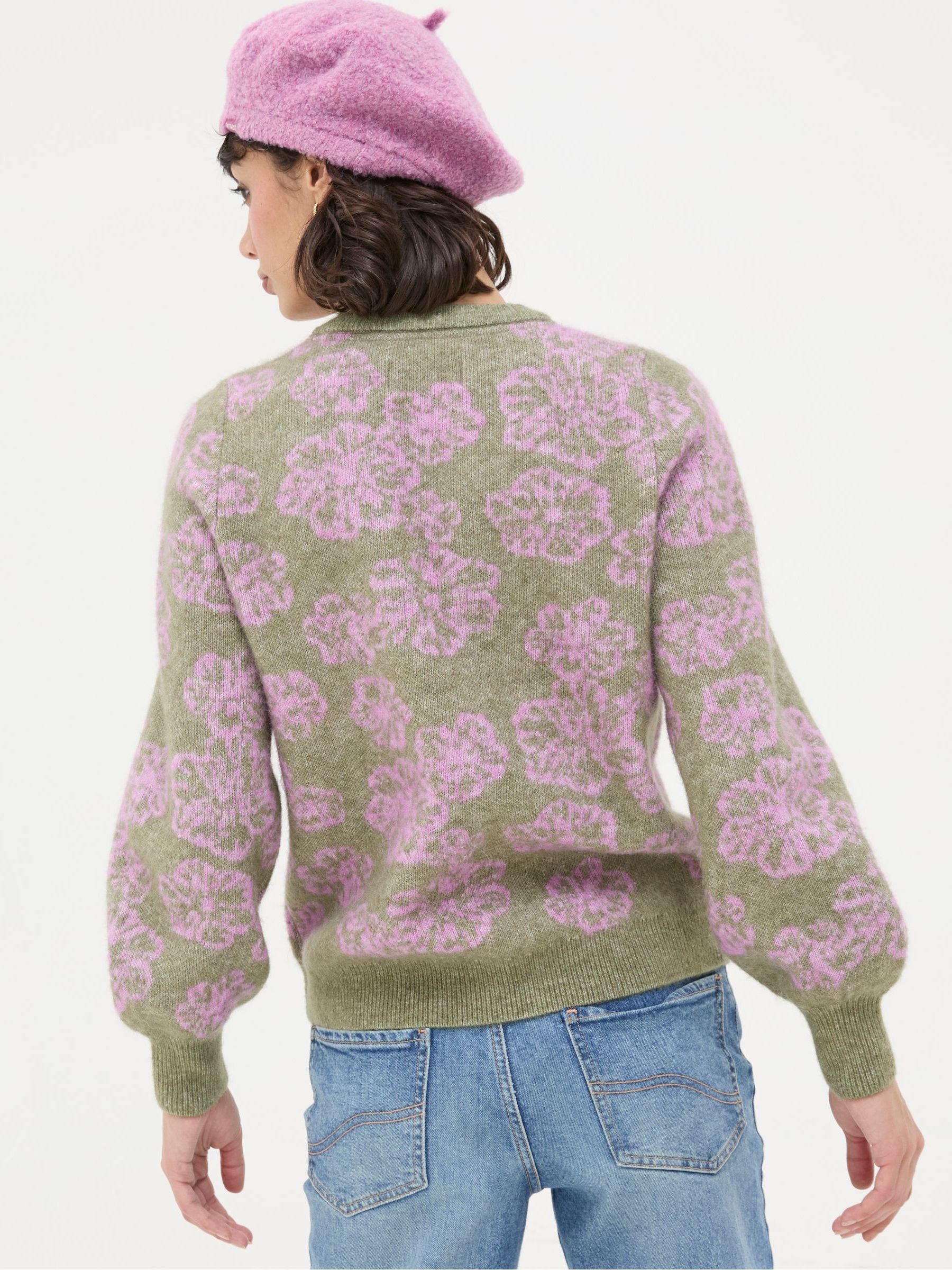 Helen Green Pattern Floral Jumper - Image 2 of 5