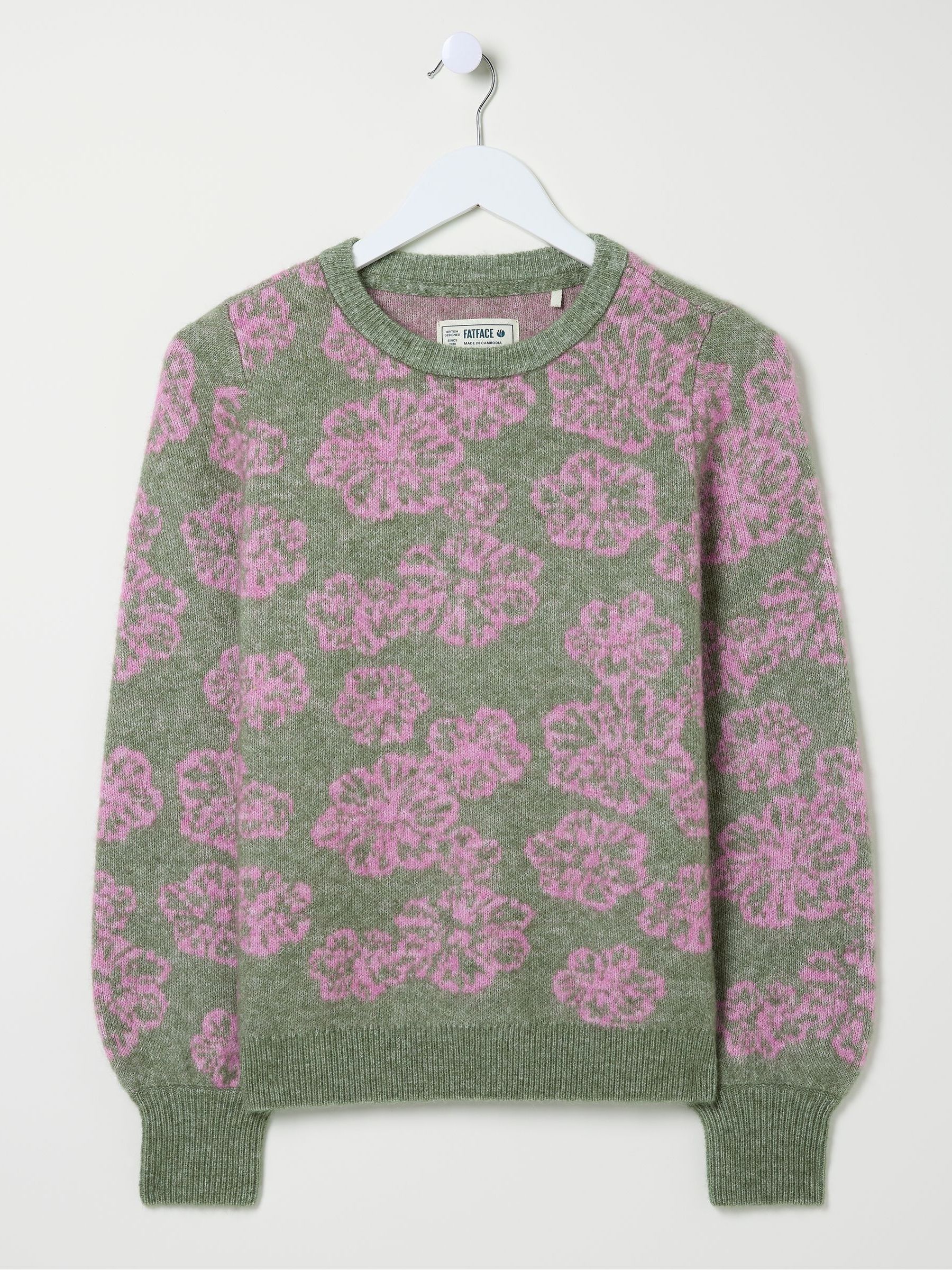 Helen Green Pattern Floral Jumper - Image 5 of 5