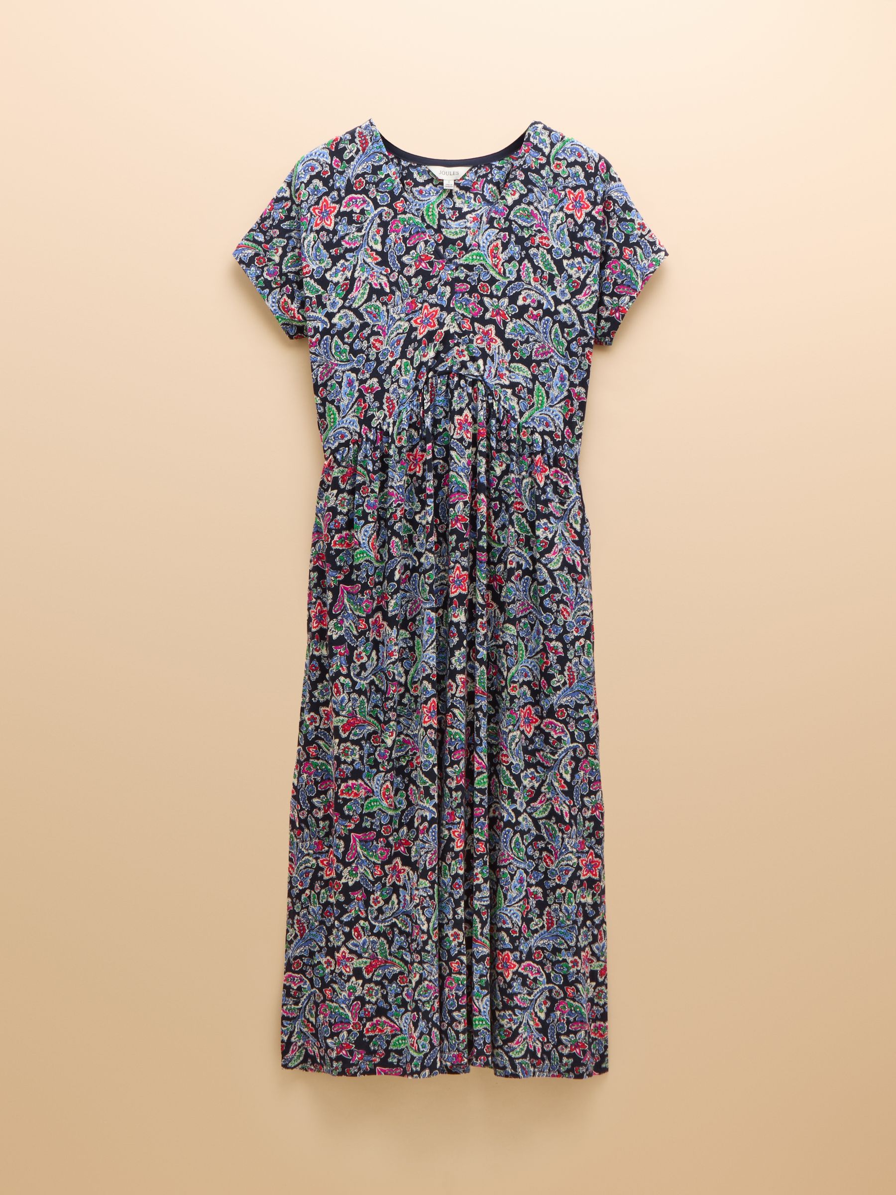 Nia Navy V-Neck Dress - Image 7 of 7