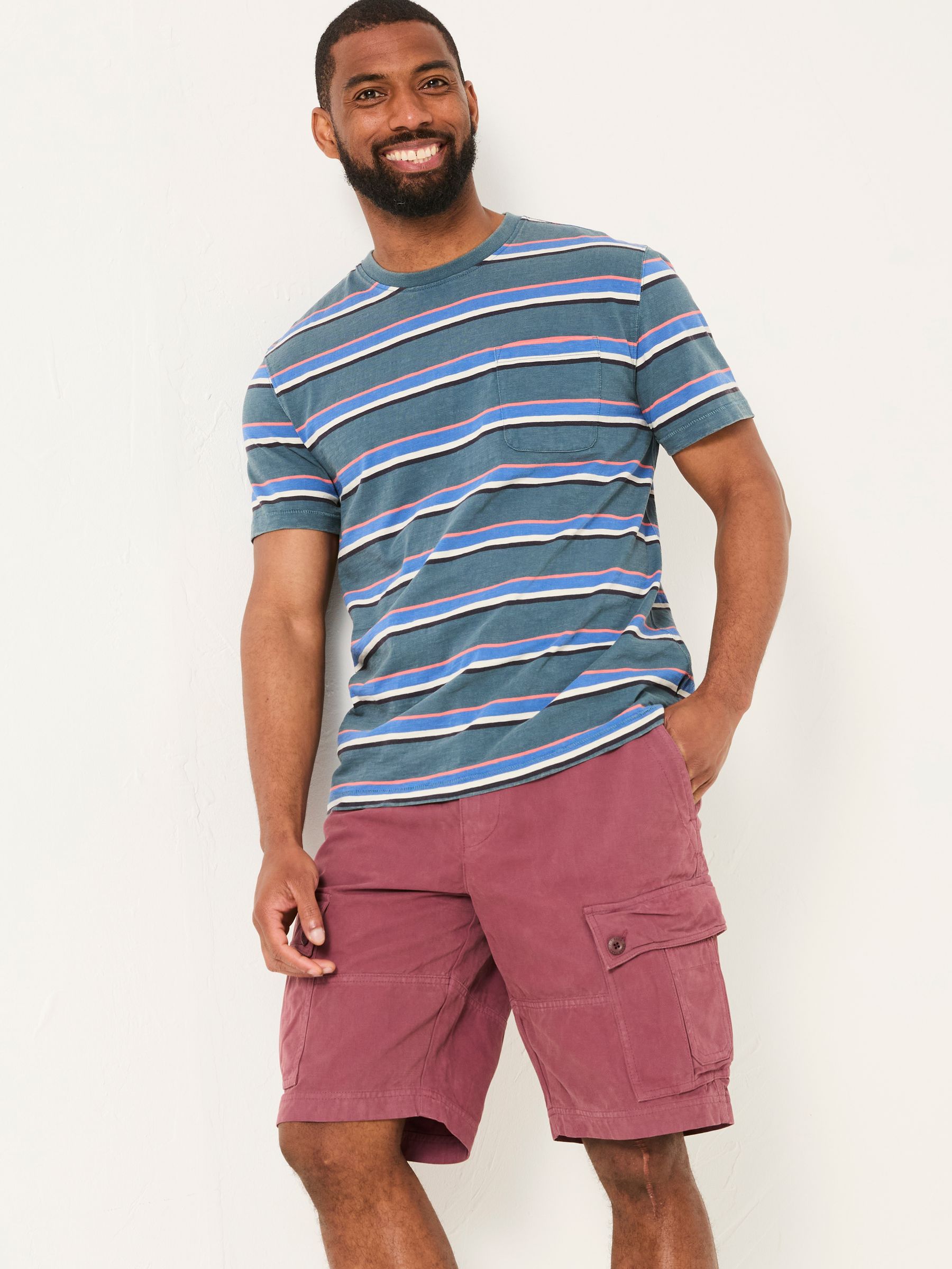 Breakyard Plum Purple Cargo Shorts - Image 3 of 8