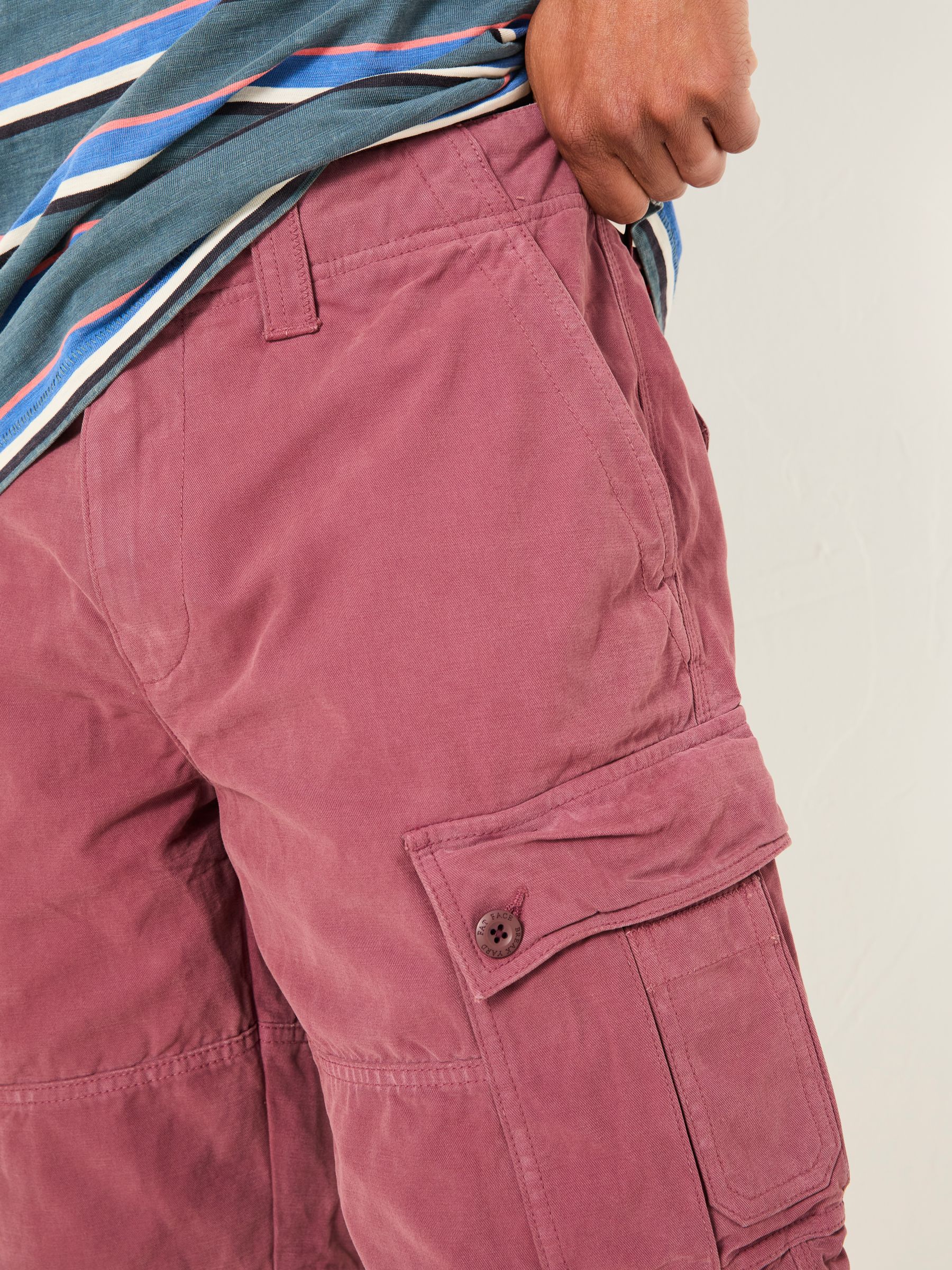 Breakyard Plum Purple Cargo Shorts - Image 5 of 8