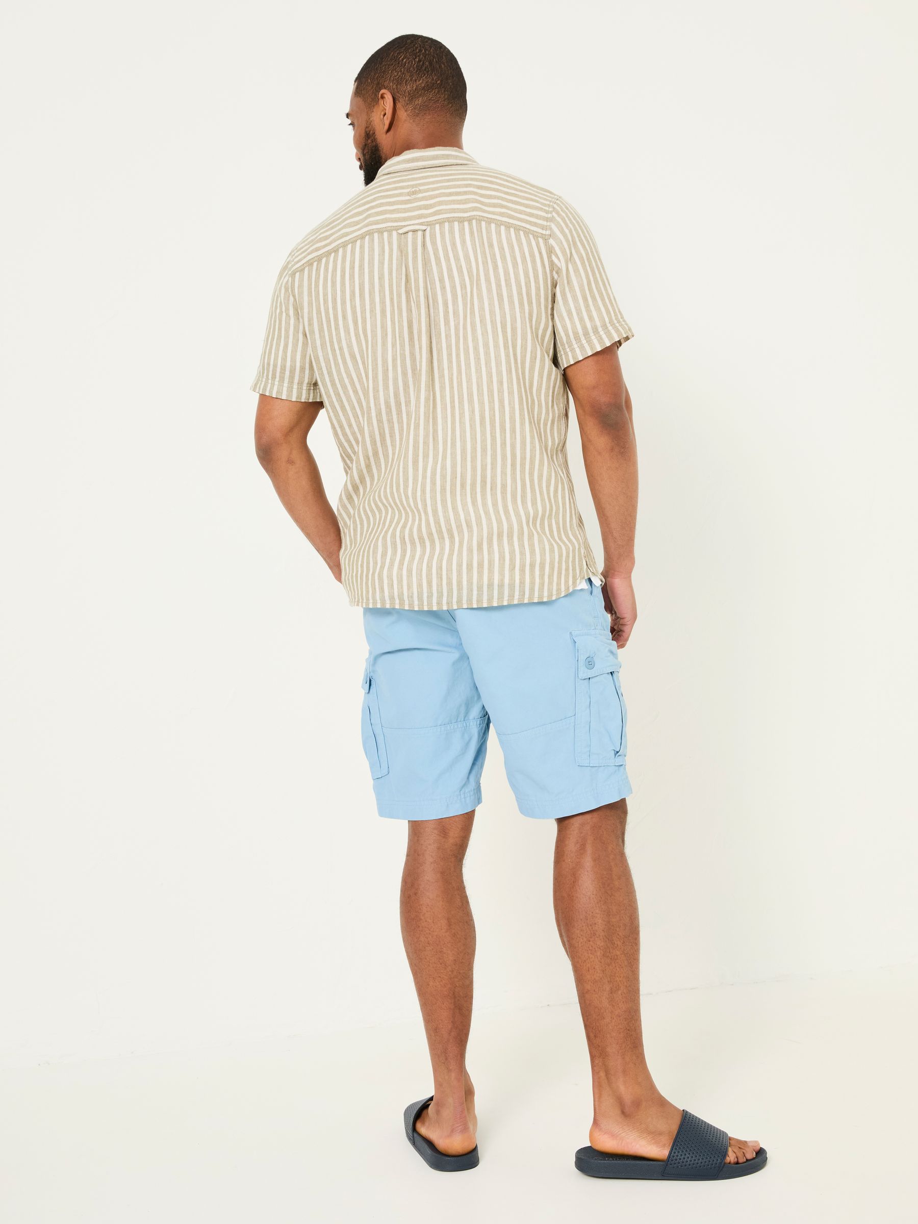 Breakyard Blue Cargo Shorts - Image 4 of 9