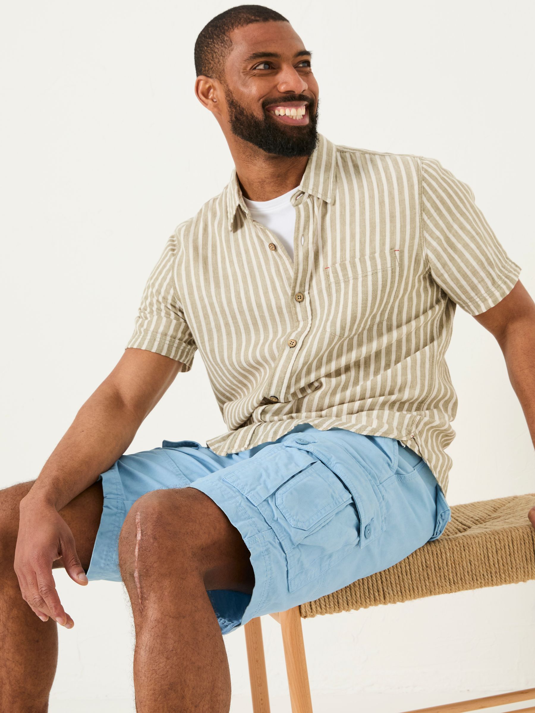 Breakyard Blue Cargo Shorts - Image 6 of 9