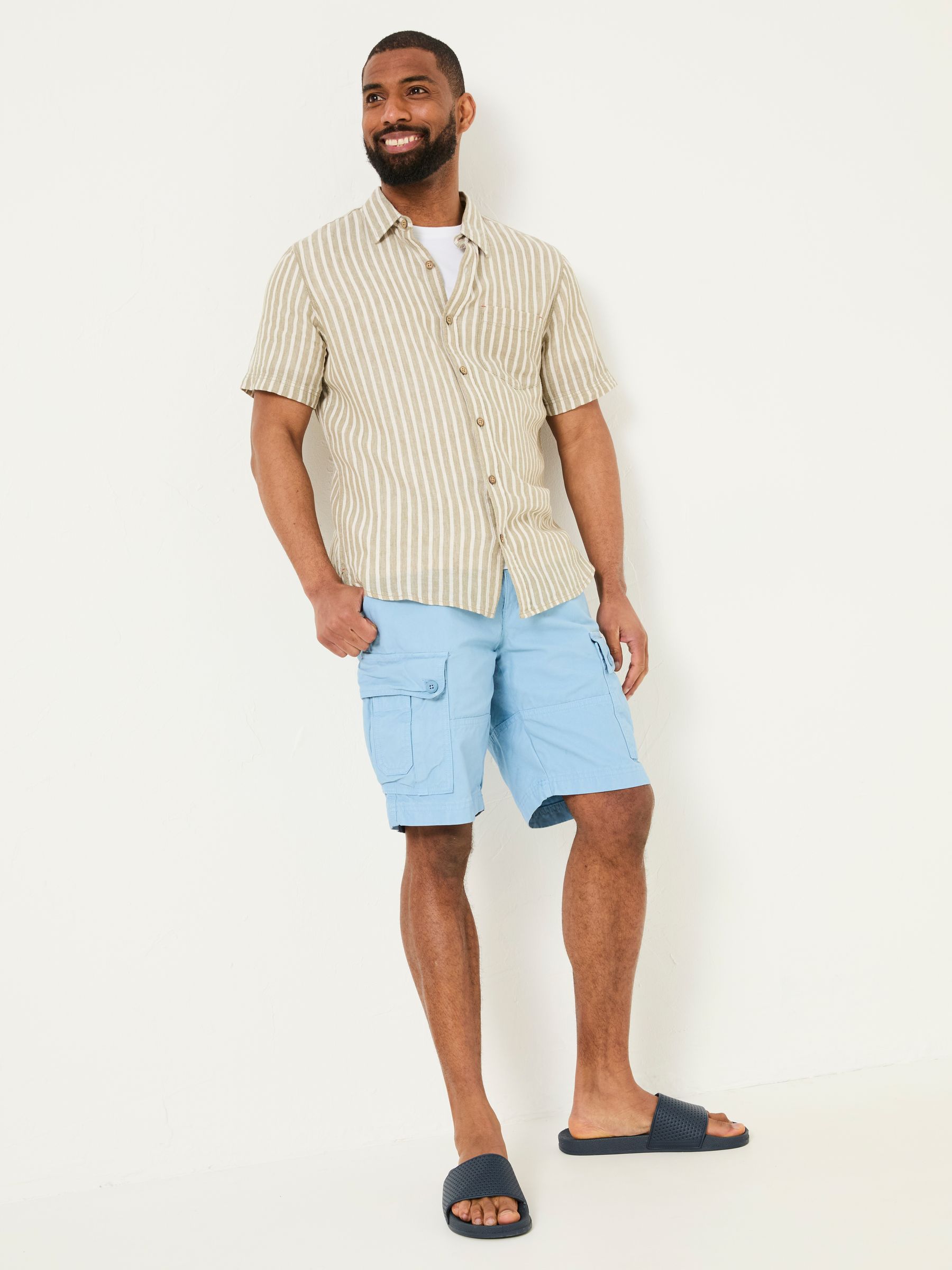 Breakyard Blue Cargo Shorts - Image 7 of 9