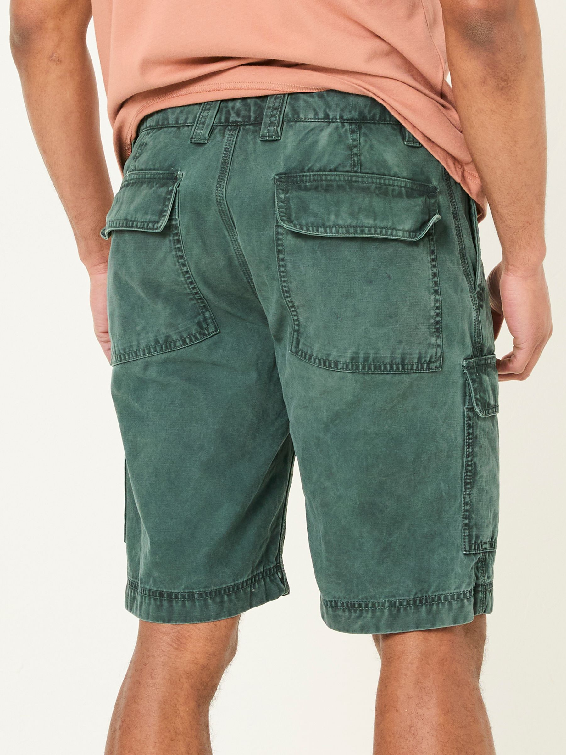 Rye Dark Teal Garment Dye Utility Shorts - Image 2 of 5