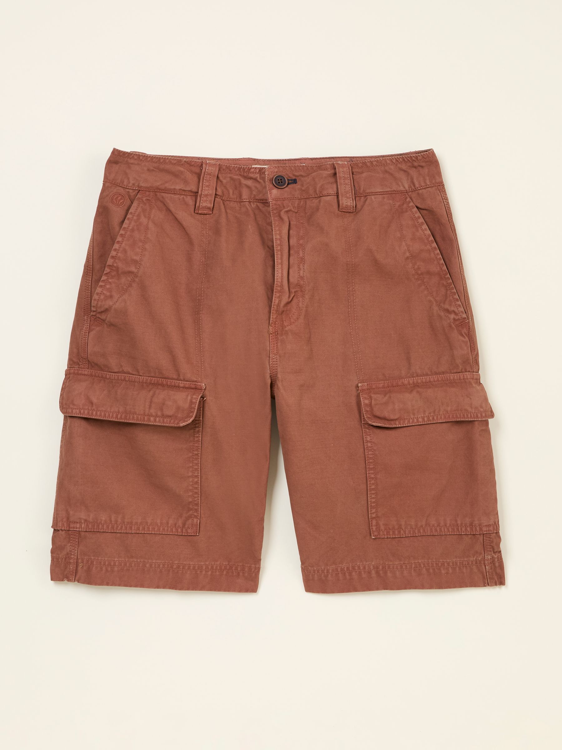 Rye Burnt Orange Garment Dye Utility Shorts - Image 5 of 6