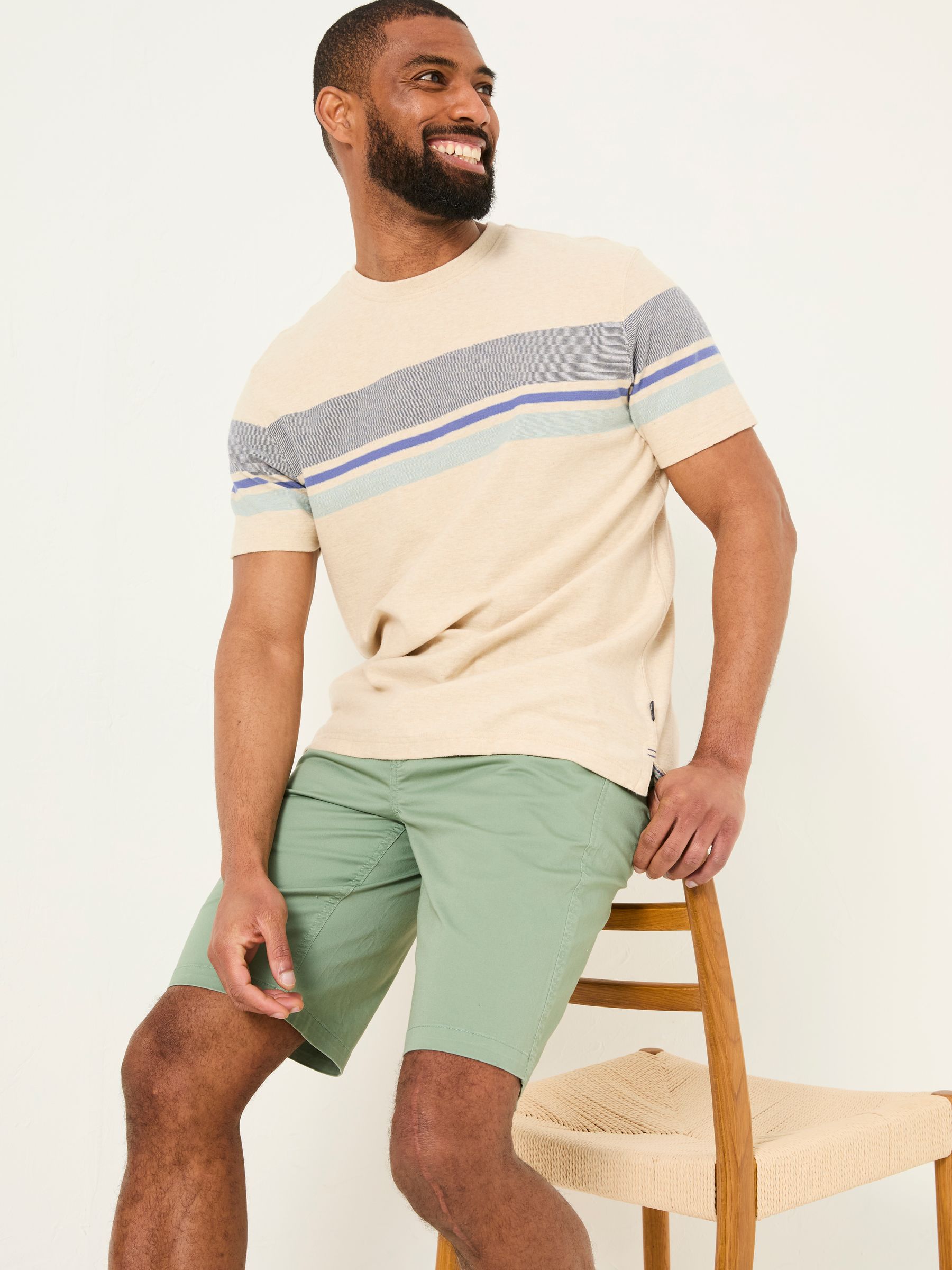 Mawes Green Chino Shorts - Image 2 of 6