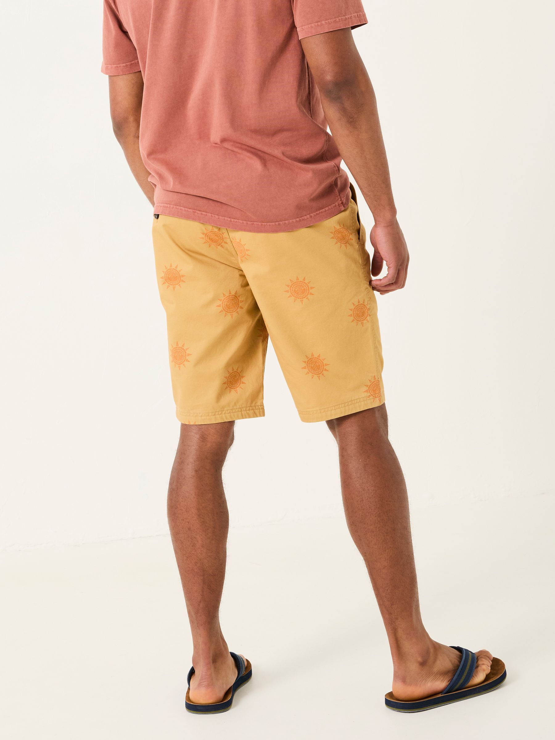 Seaton Yellow Pull On Shorts - Image 2 of 6