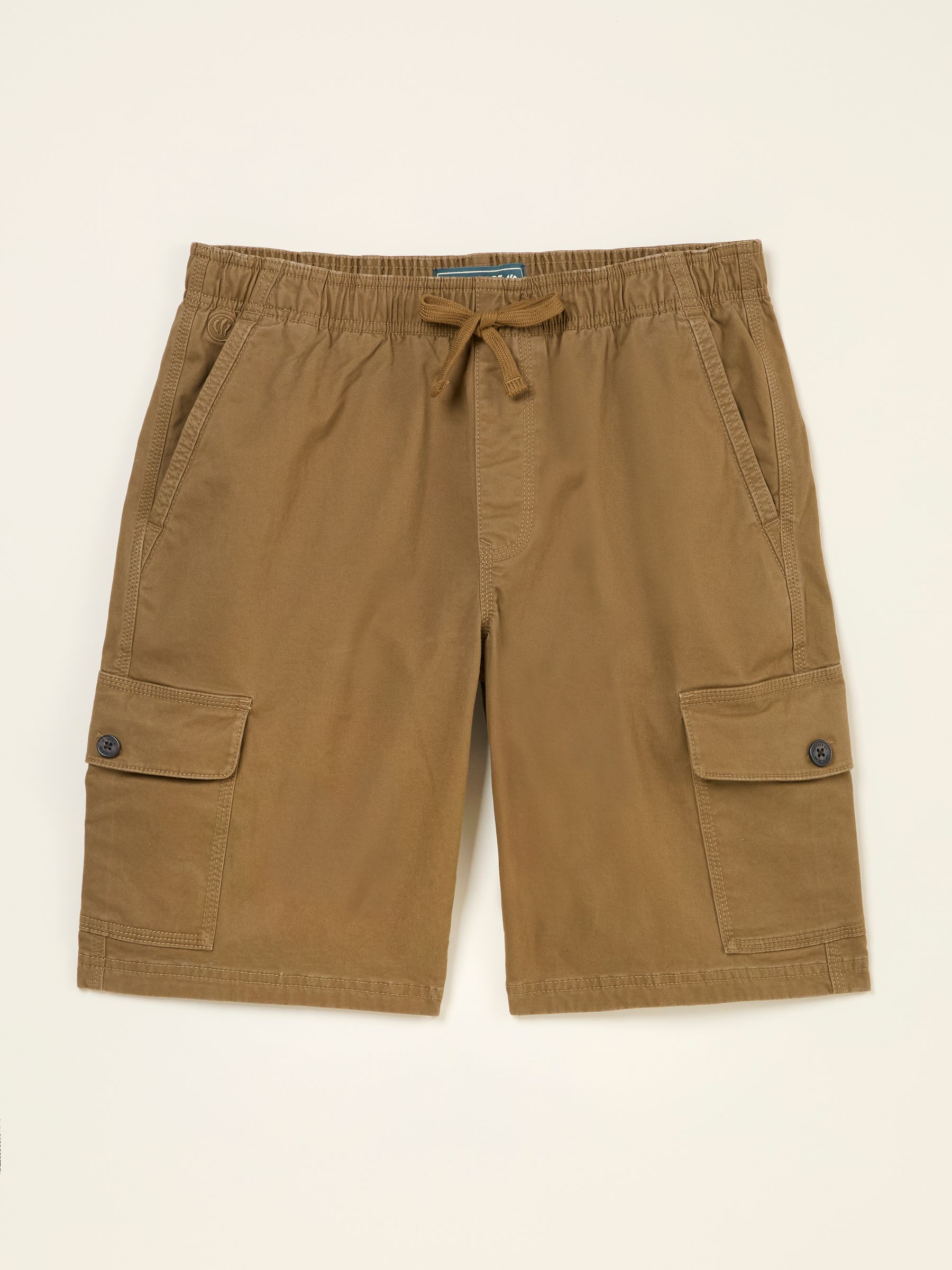 Tenby Light Brown Pull On Cargo Shorts - Image 6 of 6