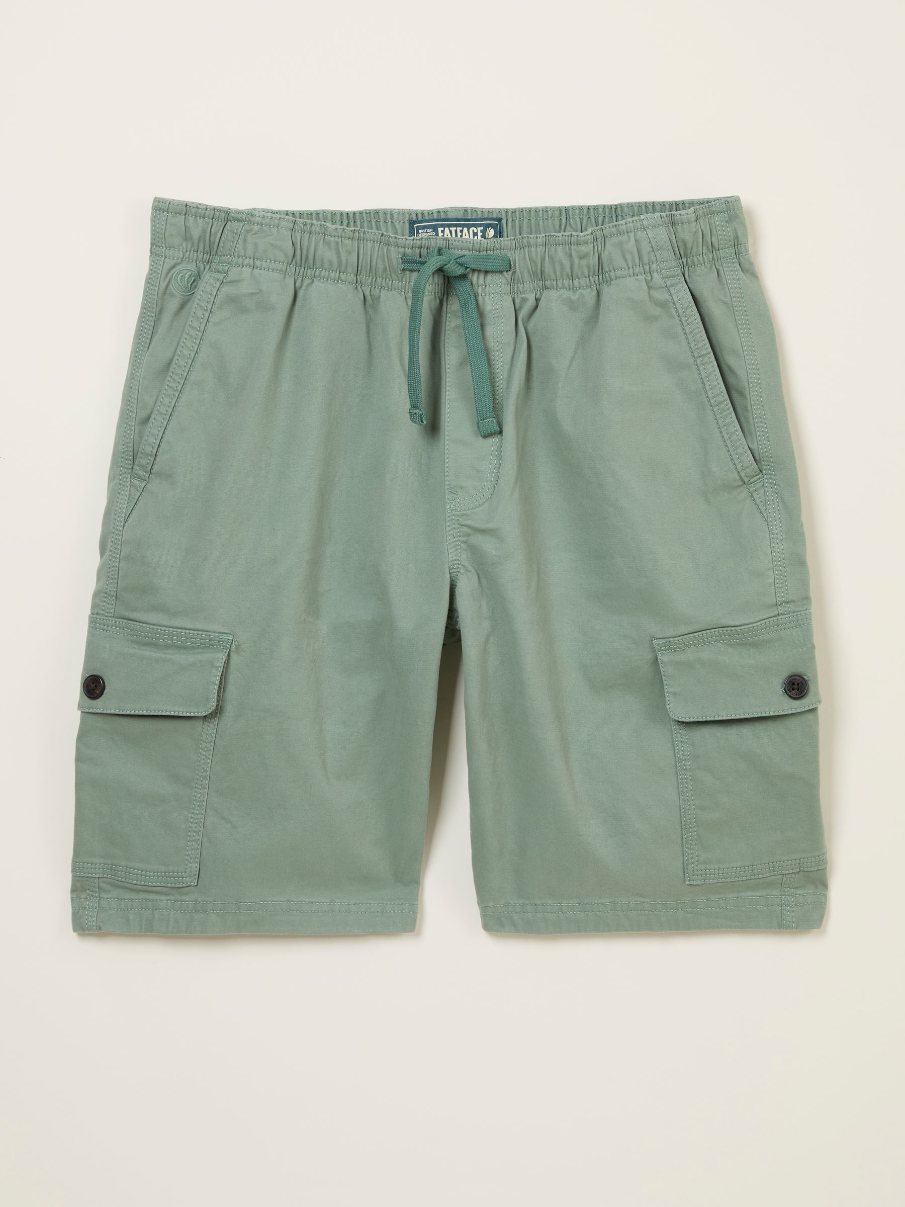 Tenby Green Pull On Cargo Shorts - Image 5 of 5